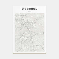 Stockholm Map Portrait Poster