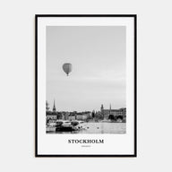 Stockholm Portrait B&W No 1 Poster