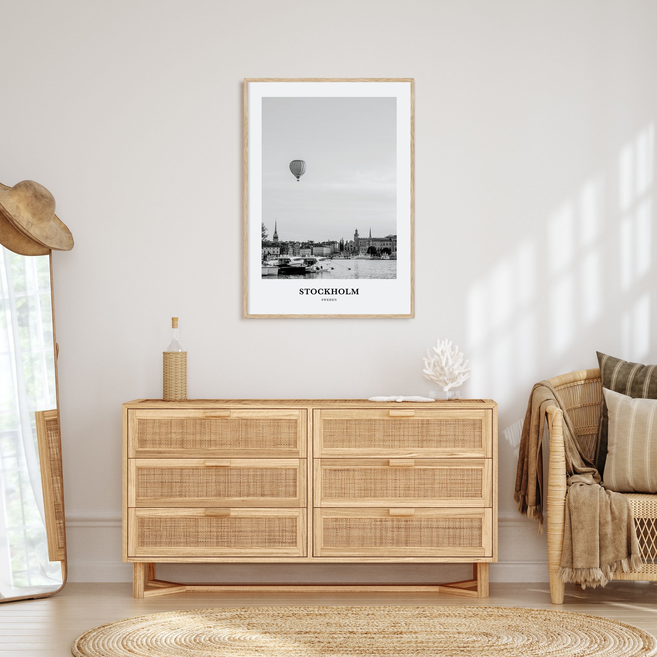 Stockholm Portrait B&W No 1 Poster
