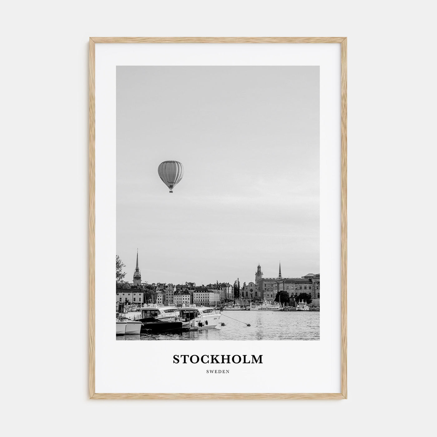 Stockholm Portrait B&W No 1 Poster