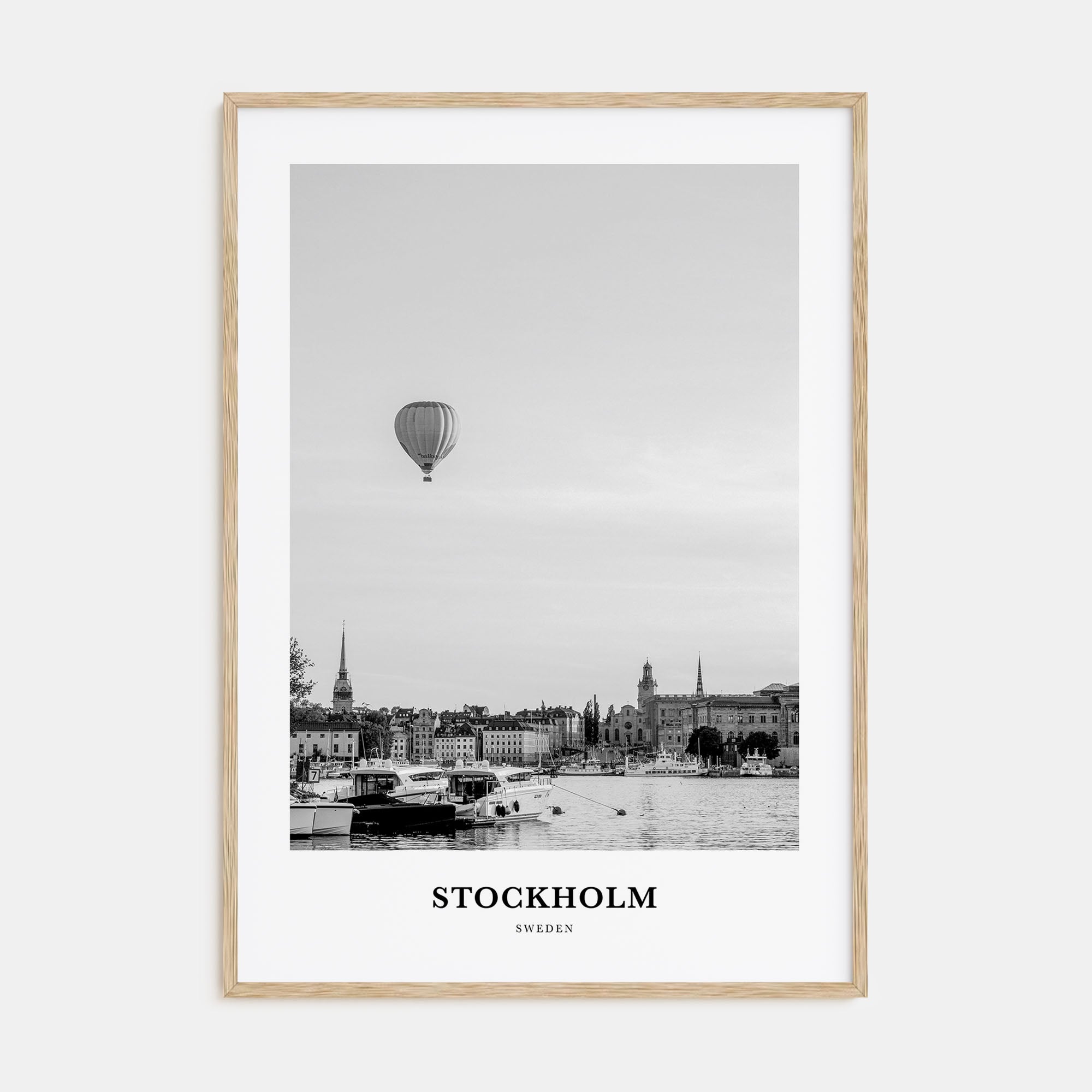 Stockholm Portrait B&W No 1 Poster