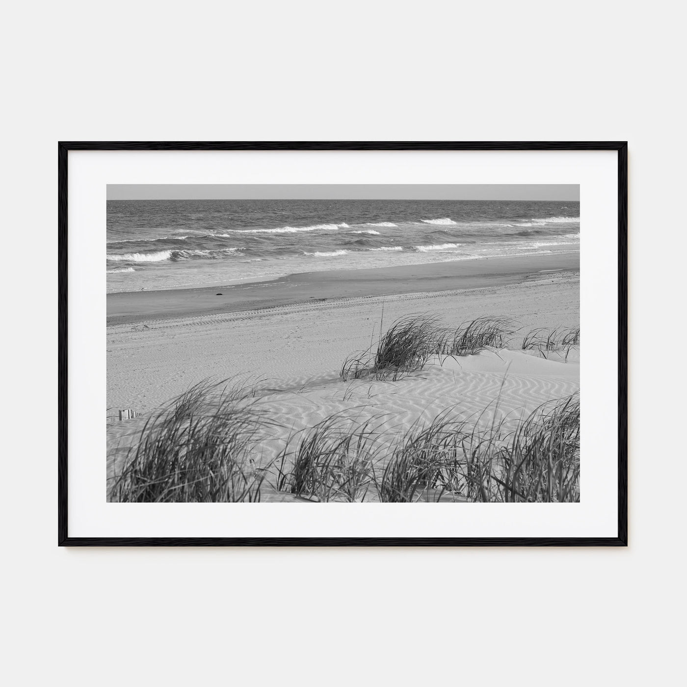 Stone Harbor Landscape B&W Poster