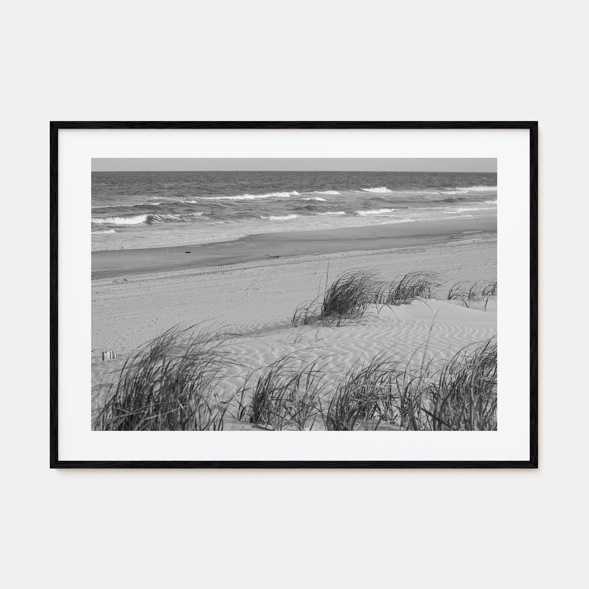 Stone Harbor Landscape B&W Poster