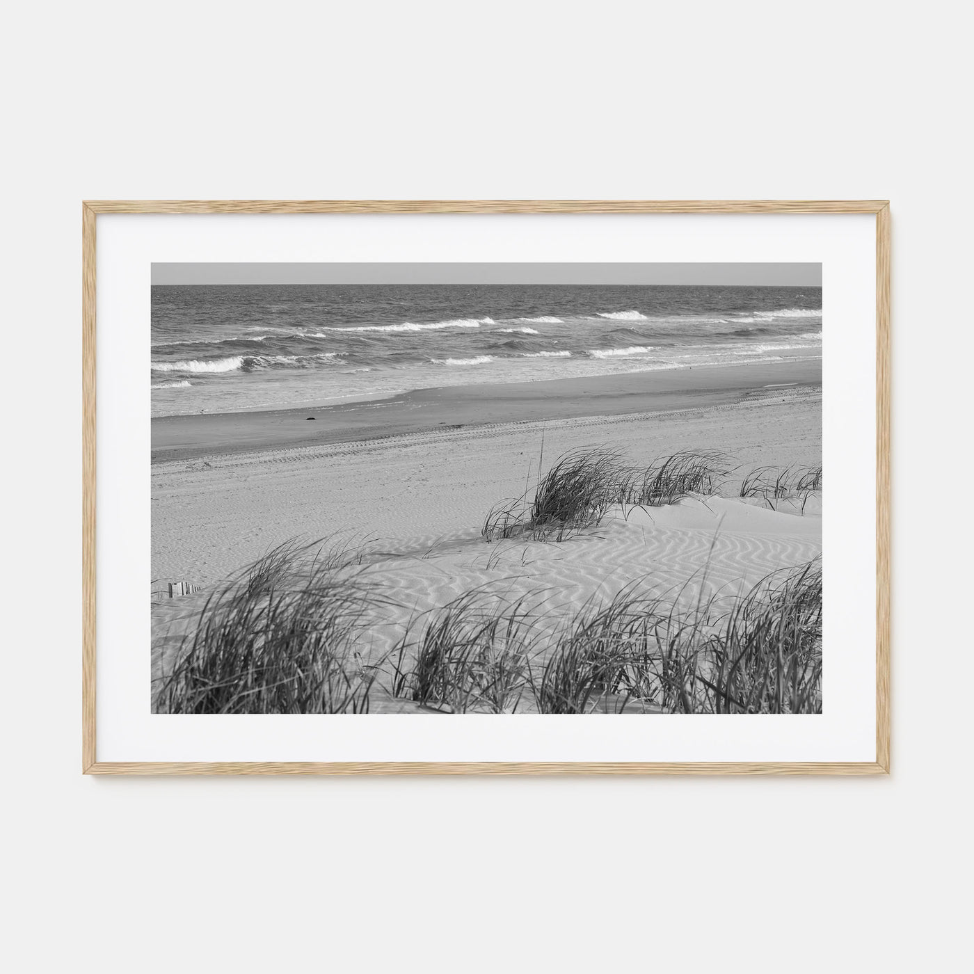 Stone Harbor Landscape B&W Poster