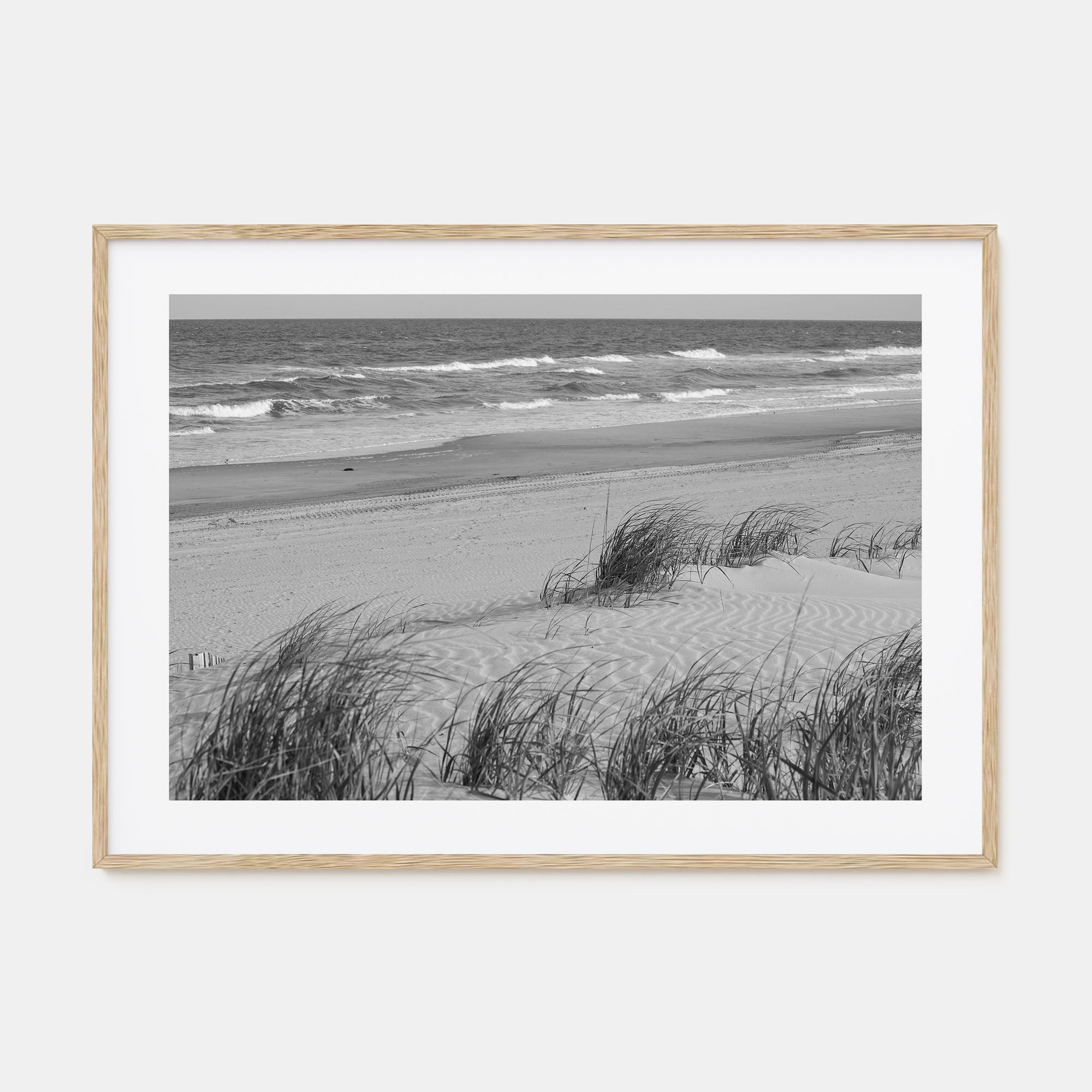 Stone Harbor Landscape B&W Poster