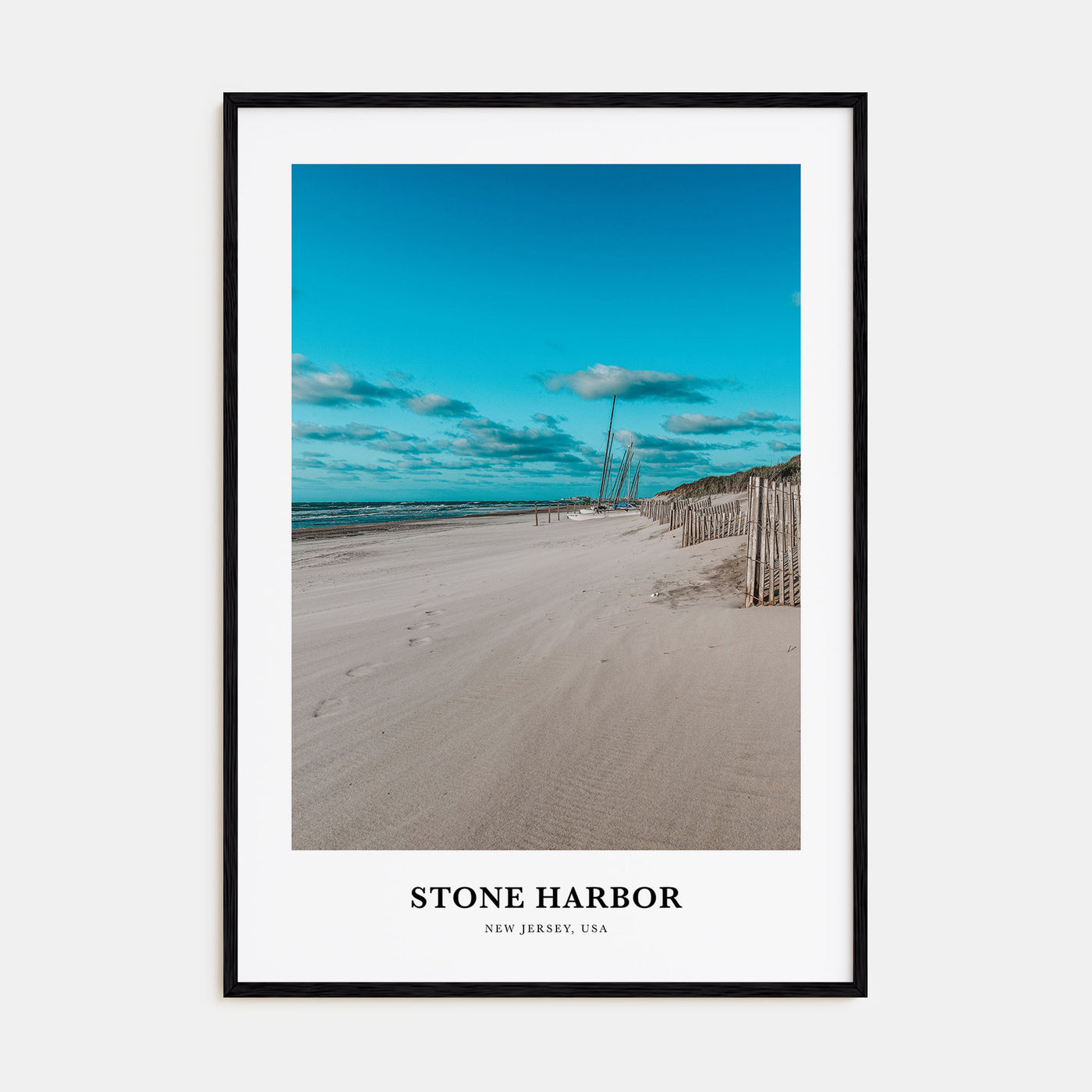 Stone Harbor Portrait Color Poster