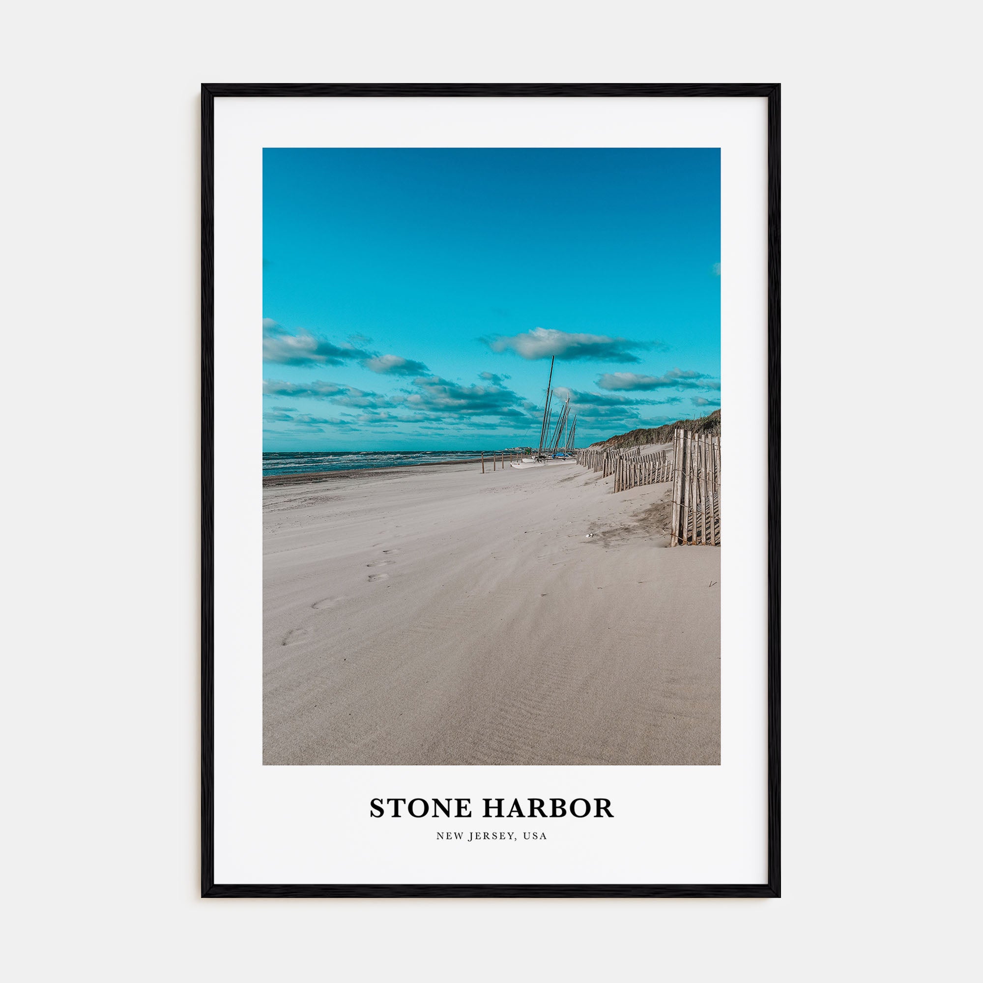 Stone Harbor Portrait Color Poster