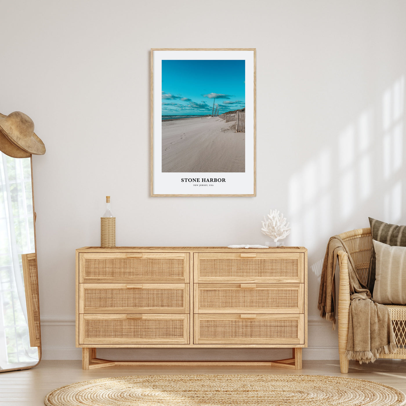 Stone Harbor Portrait Color Poster