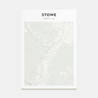 Stowe Map Portrait Poster