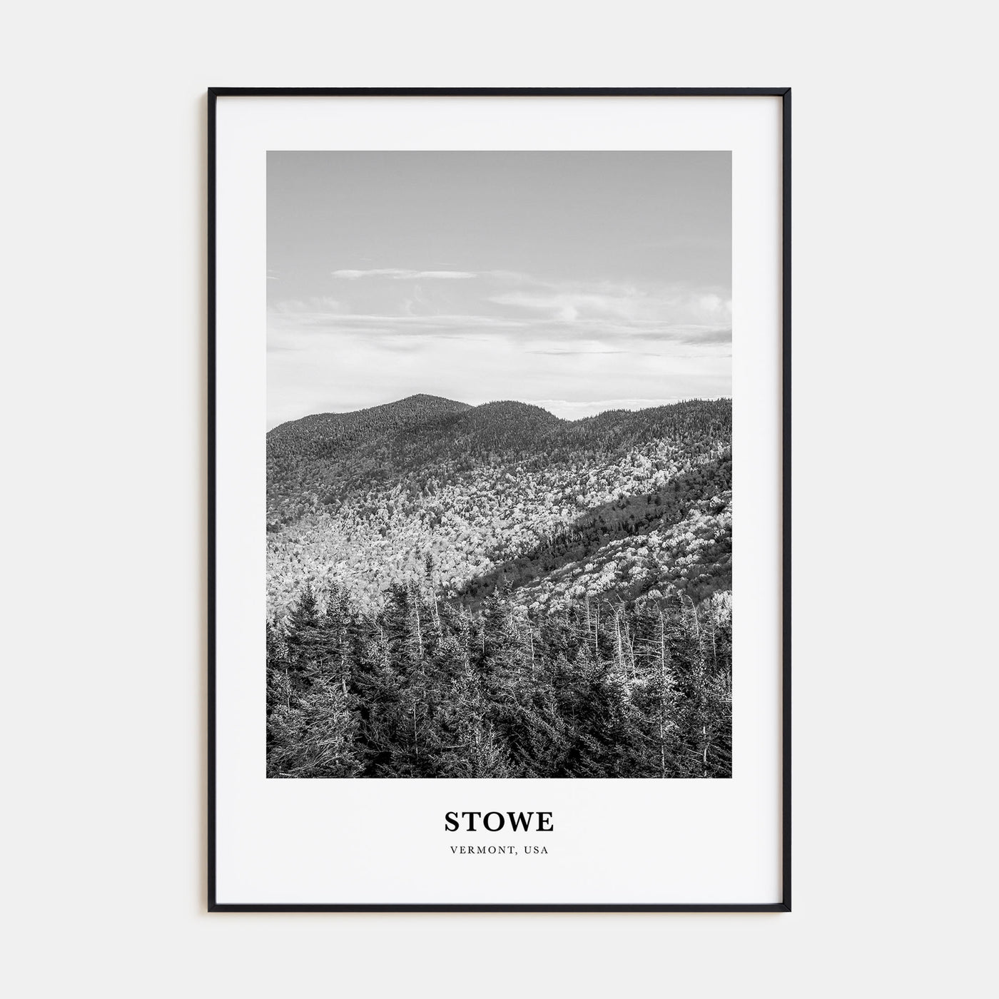 Stowe Portrait B&W Poster