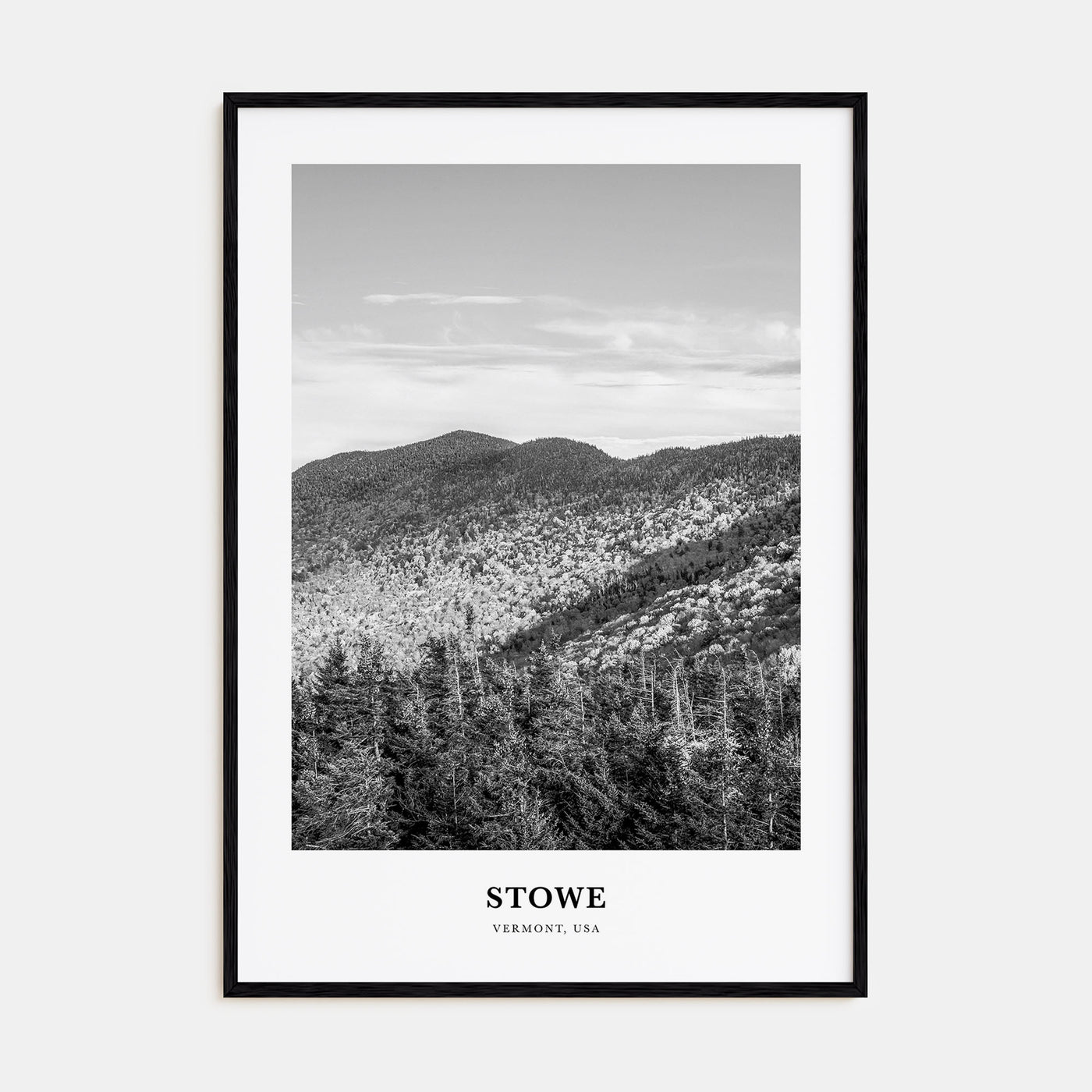 Stowe Portrait B&W Poster