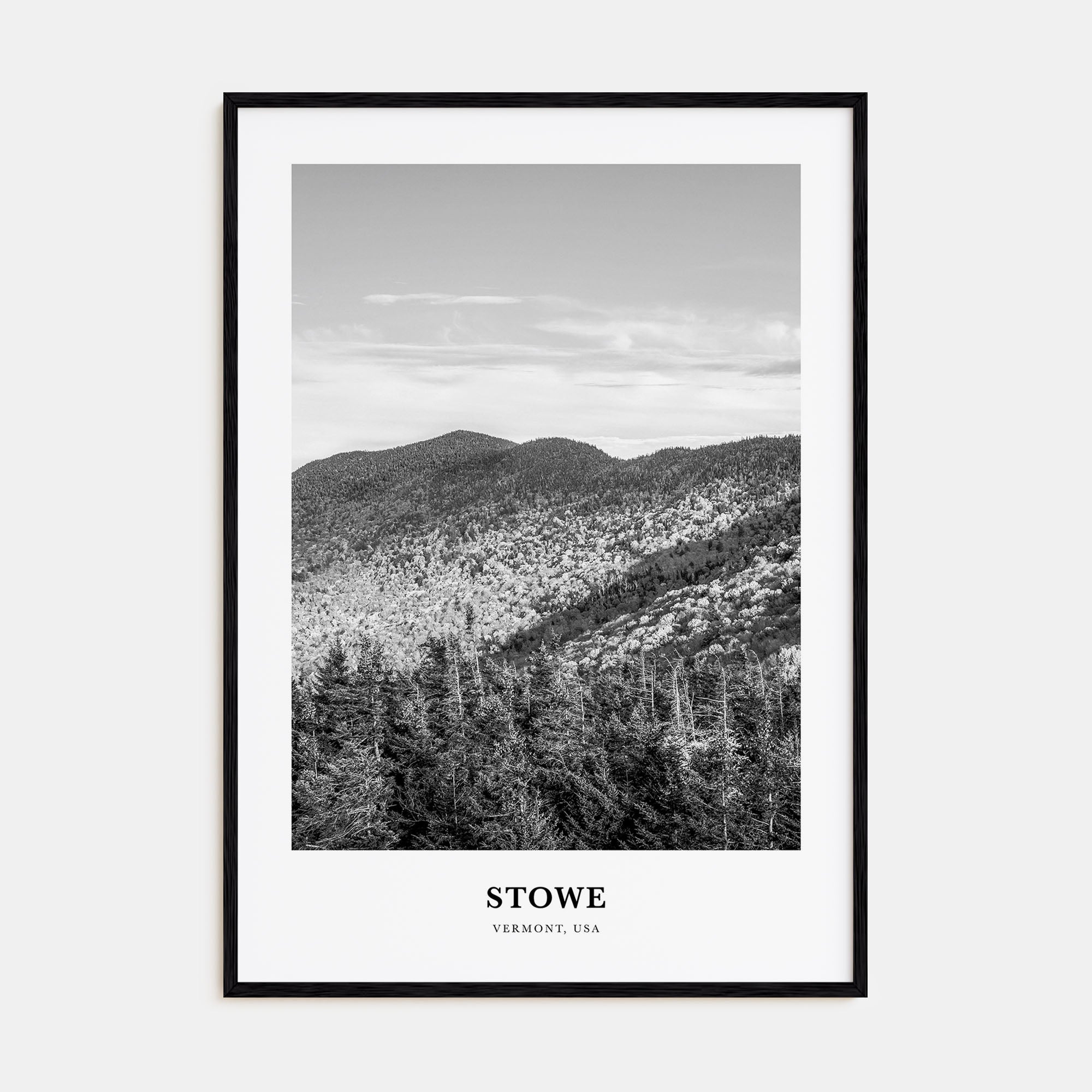 Stowe Portrait B&W Poster