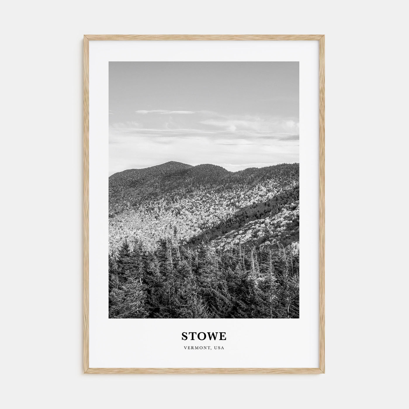 Stowe Portrait B&W Poster