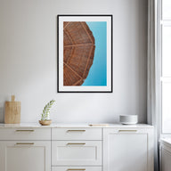 Straw Umbrella Photo Color Poster