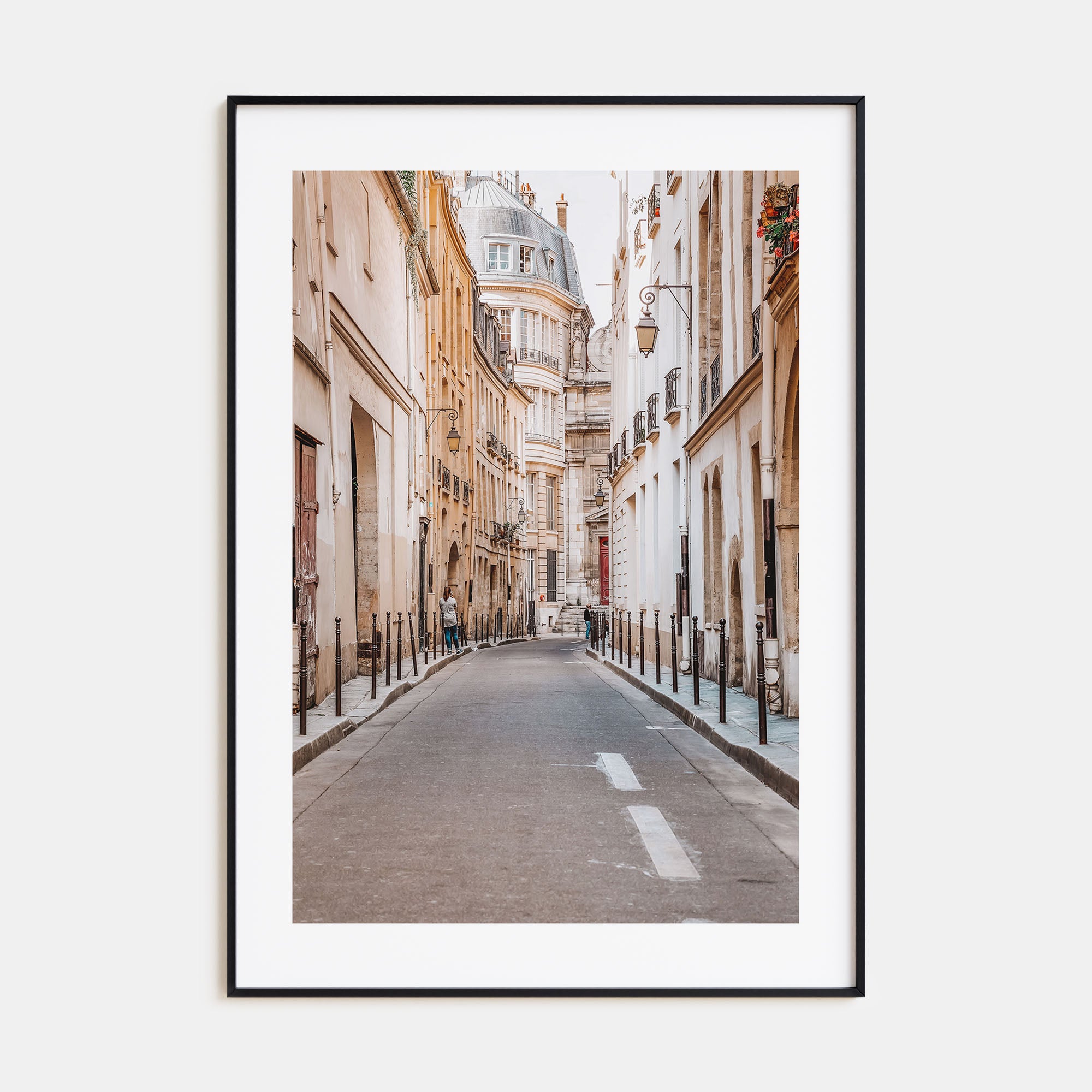 Streets of Paris Photo Color Poster