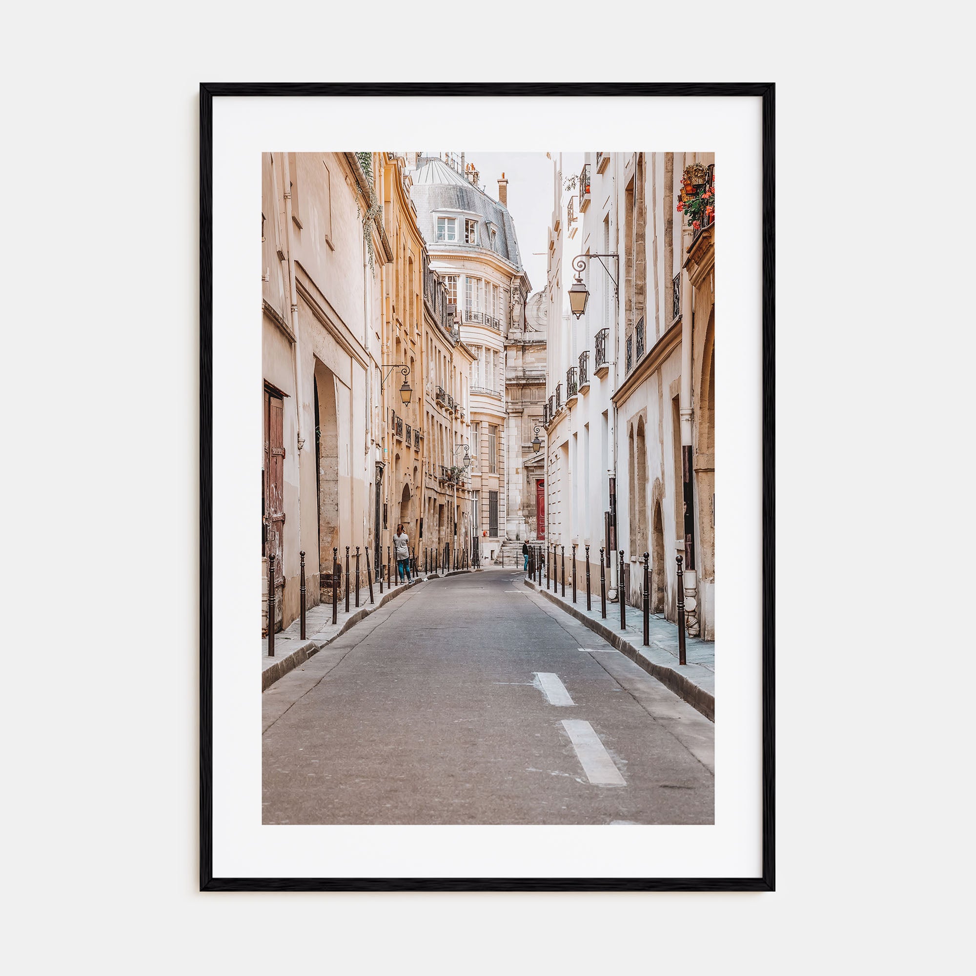 Streets of Paris Photo Color Poster