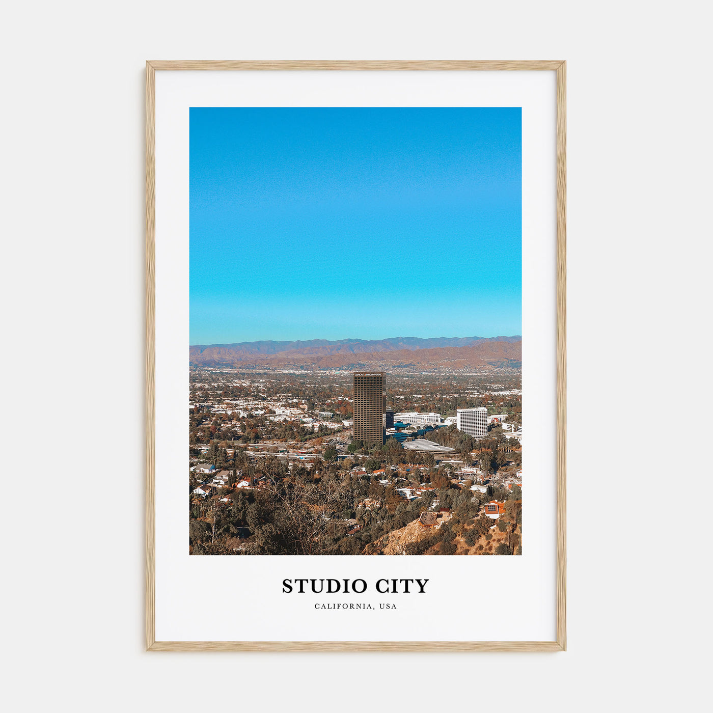 Studio City Portrait Color Poster
