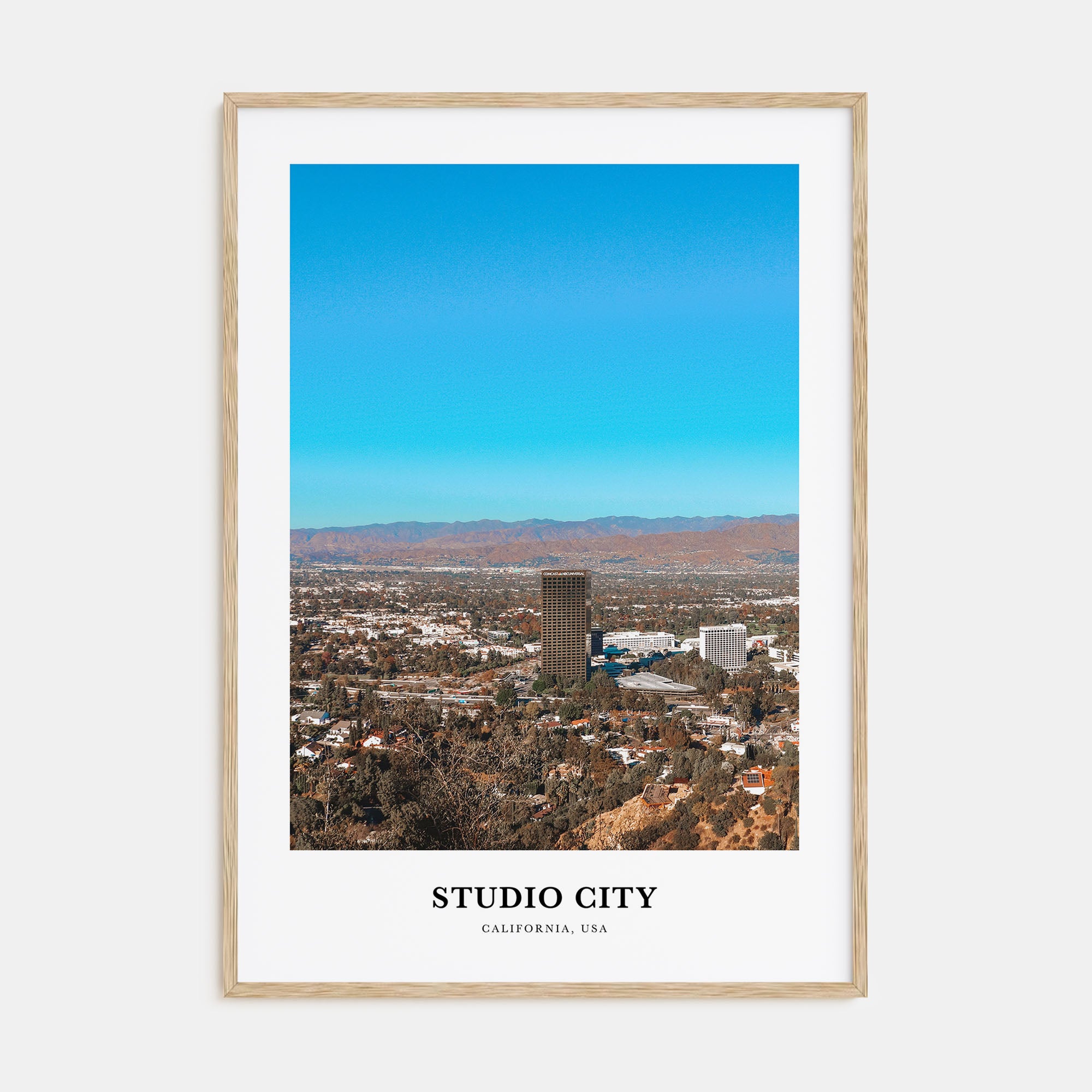 Studio City Portrait Color Poster