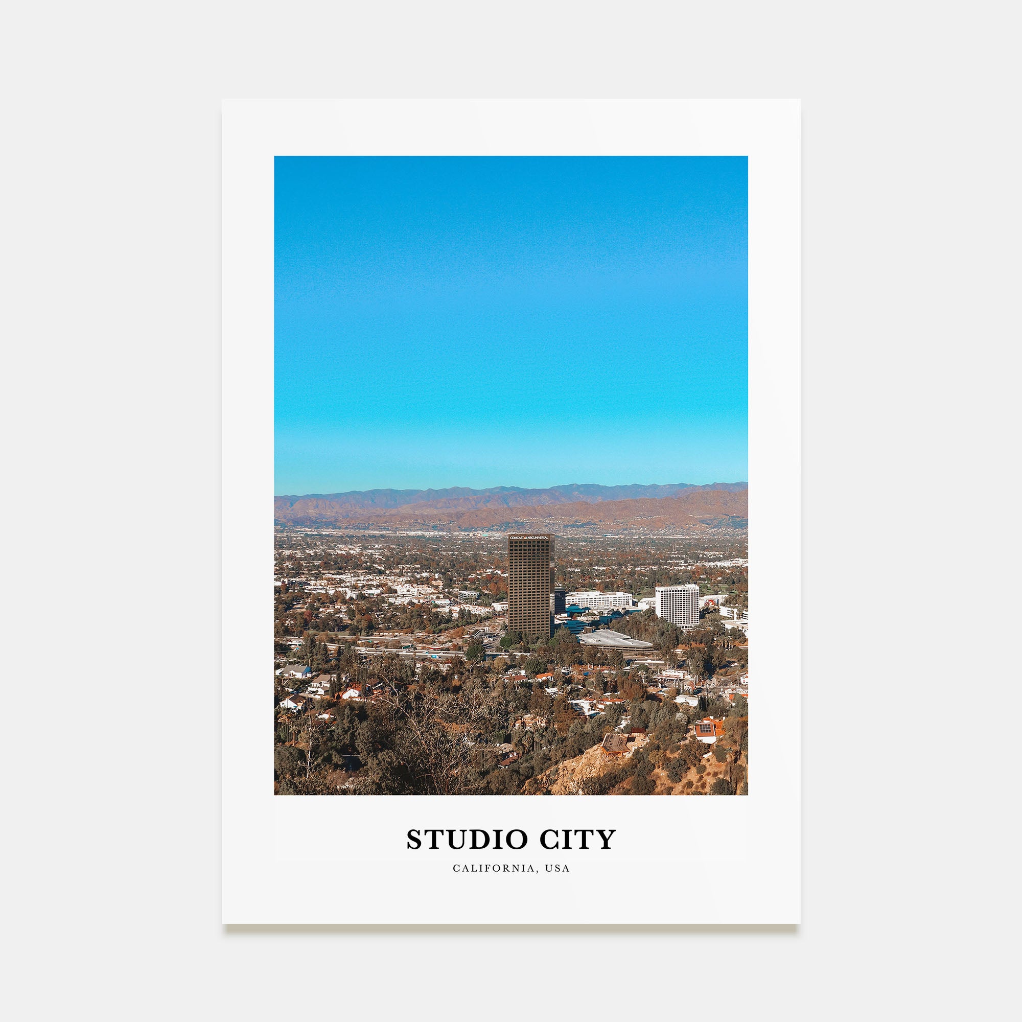 Studio City Portrait Color Poster