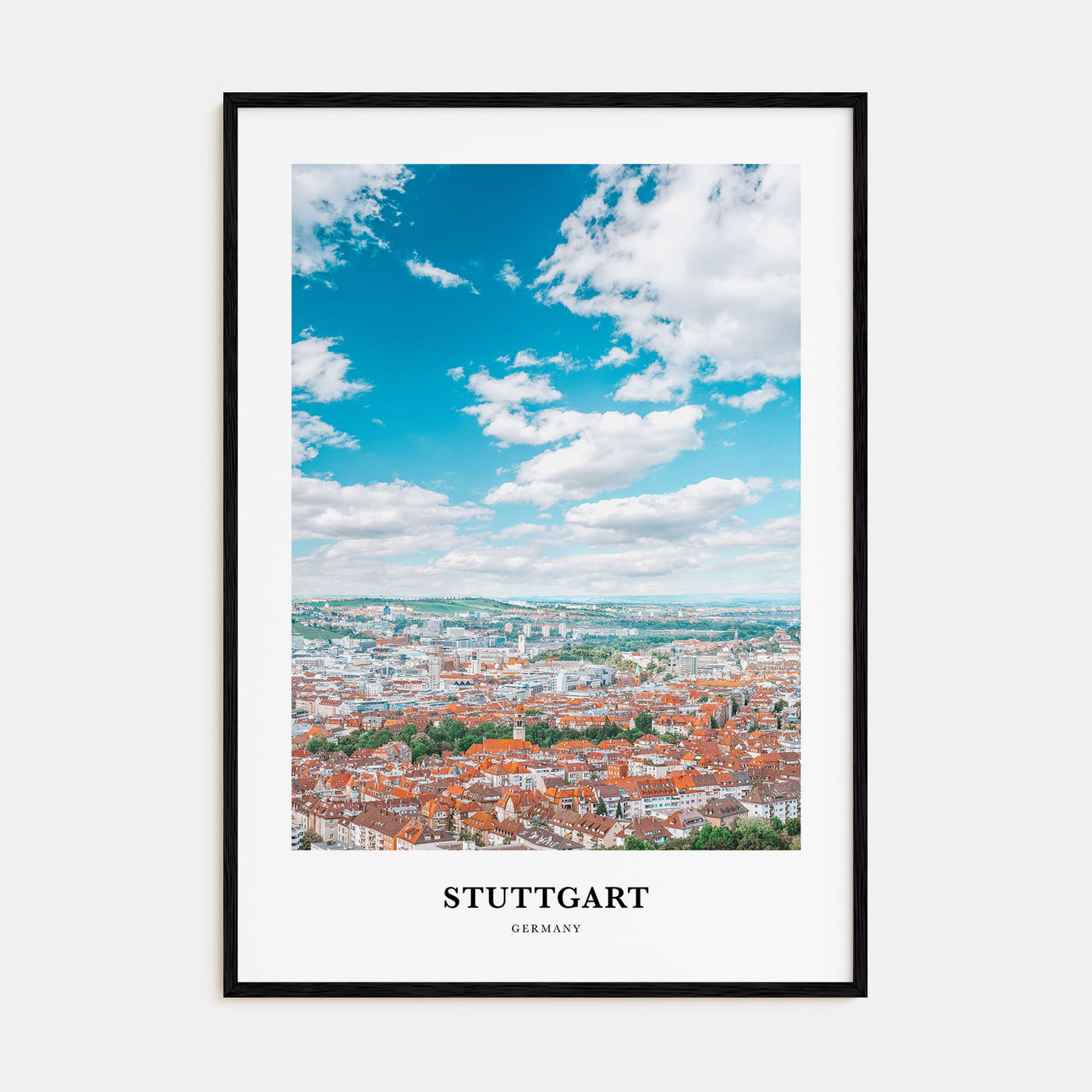 Stuttgart Portrait Color Poster