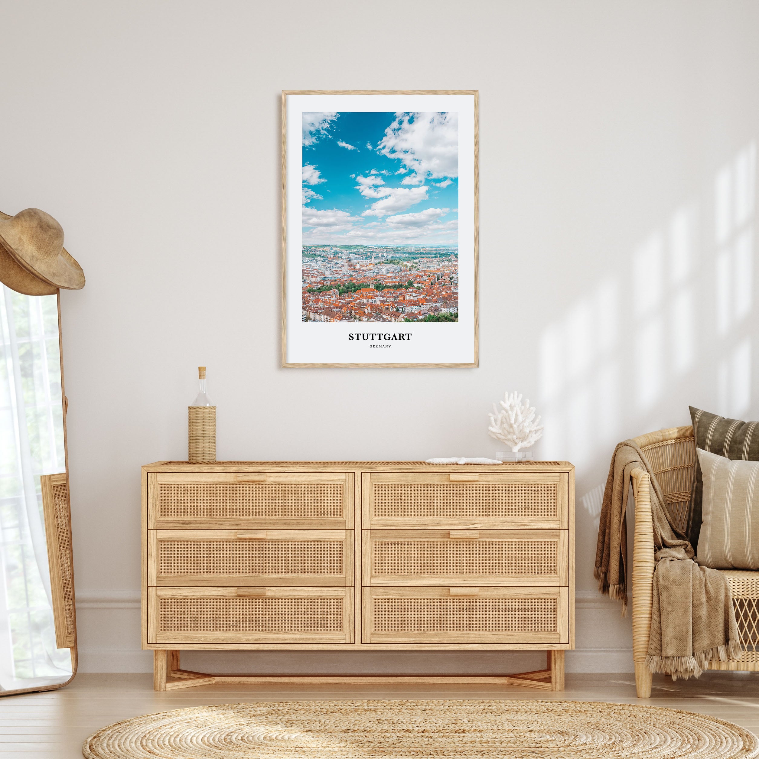Stuttgart Portrait Color Poster