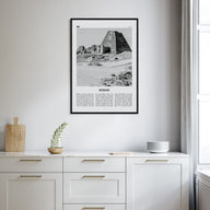 Sudan Travel B&W Poster