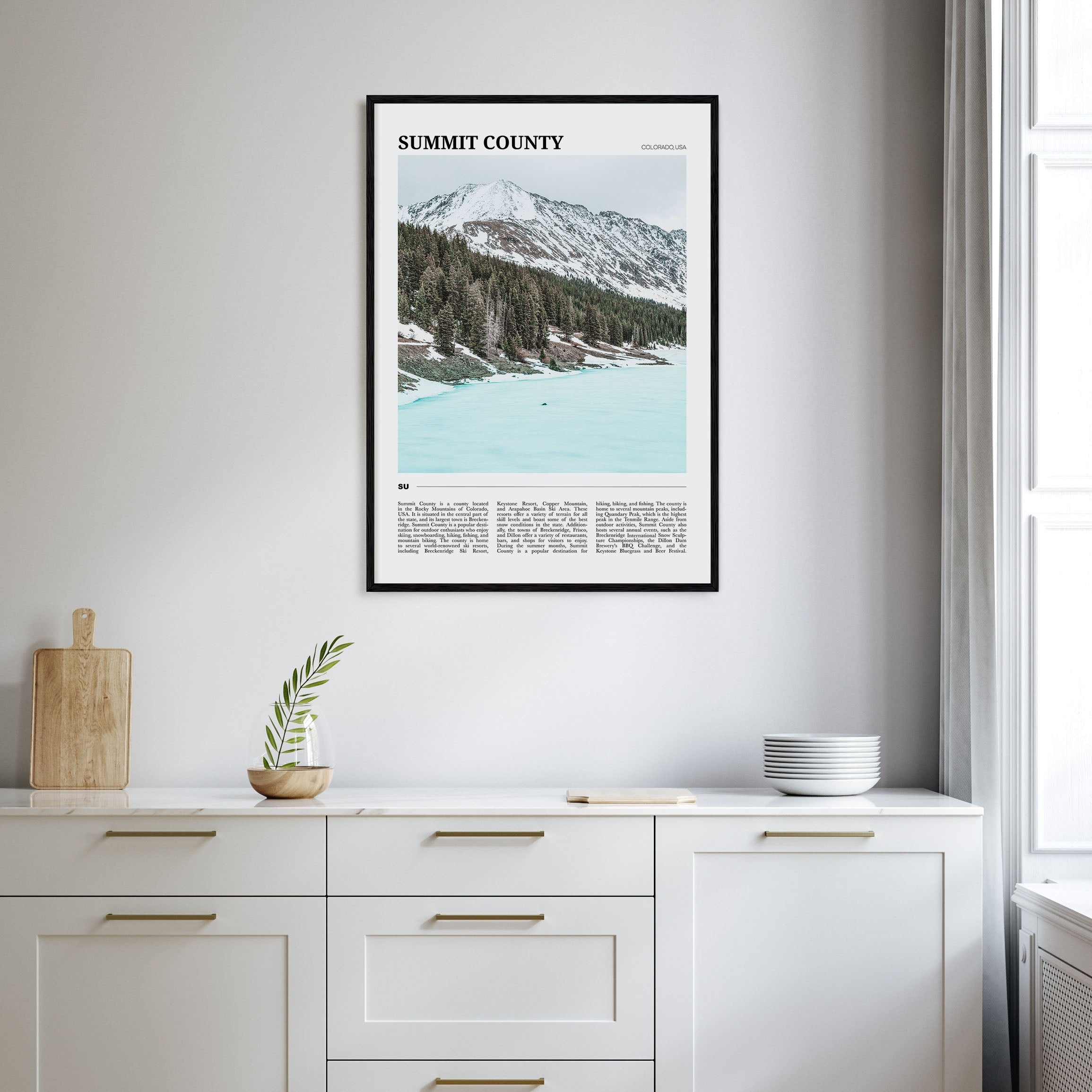 Summit County Travel Color Poster