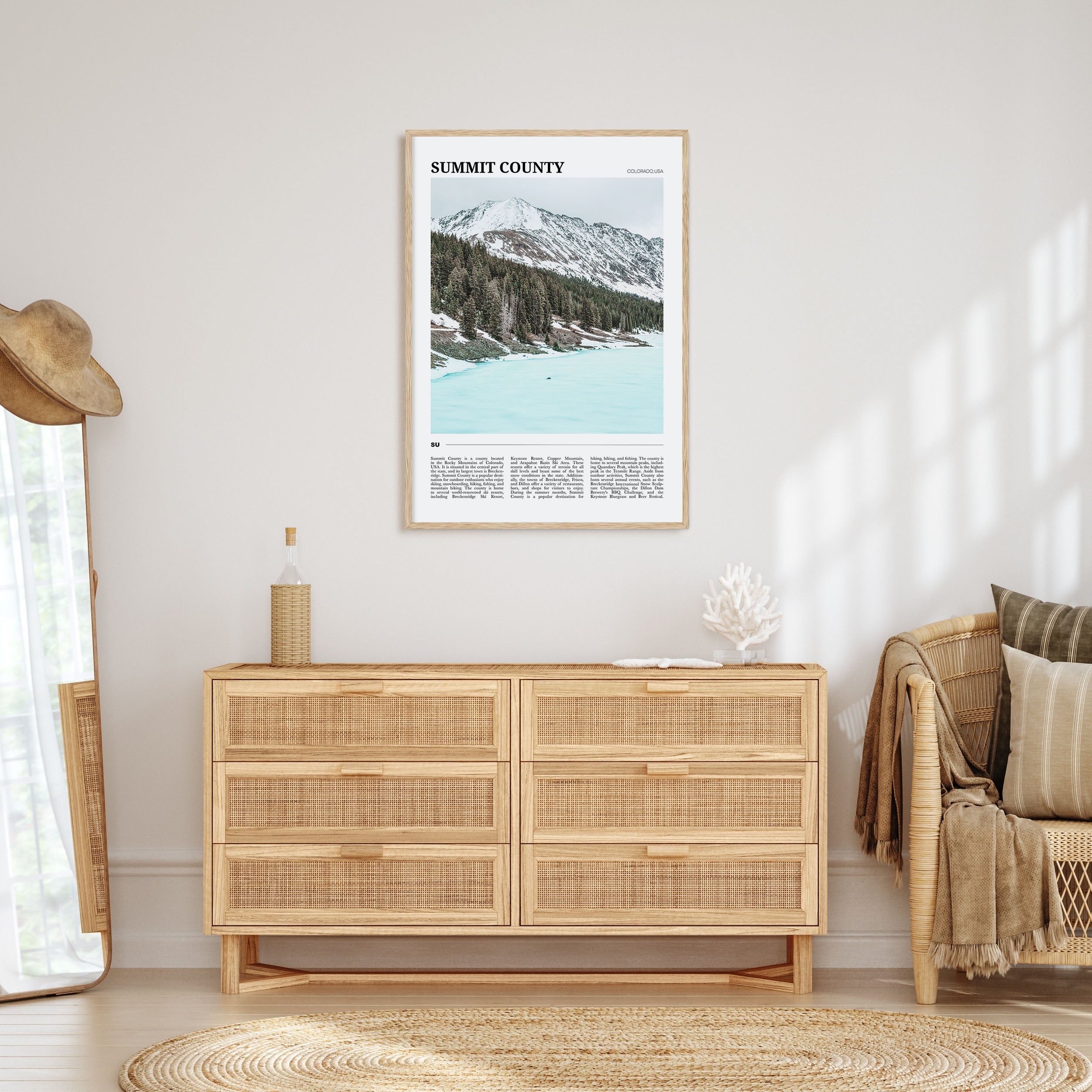Summit County Travel Color Poster