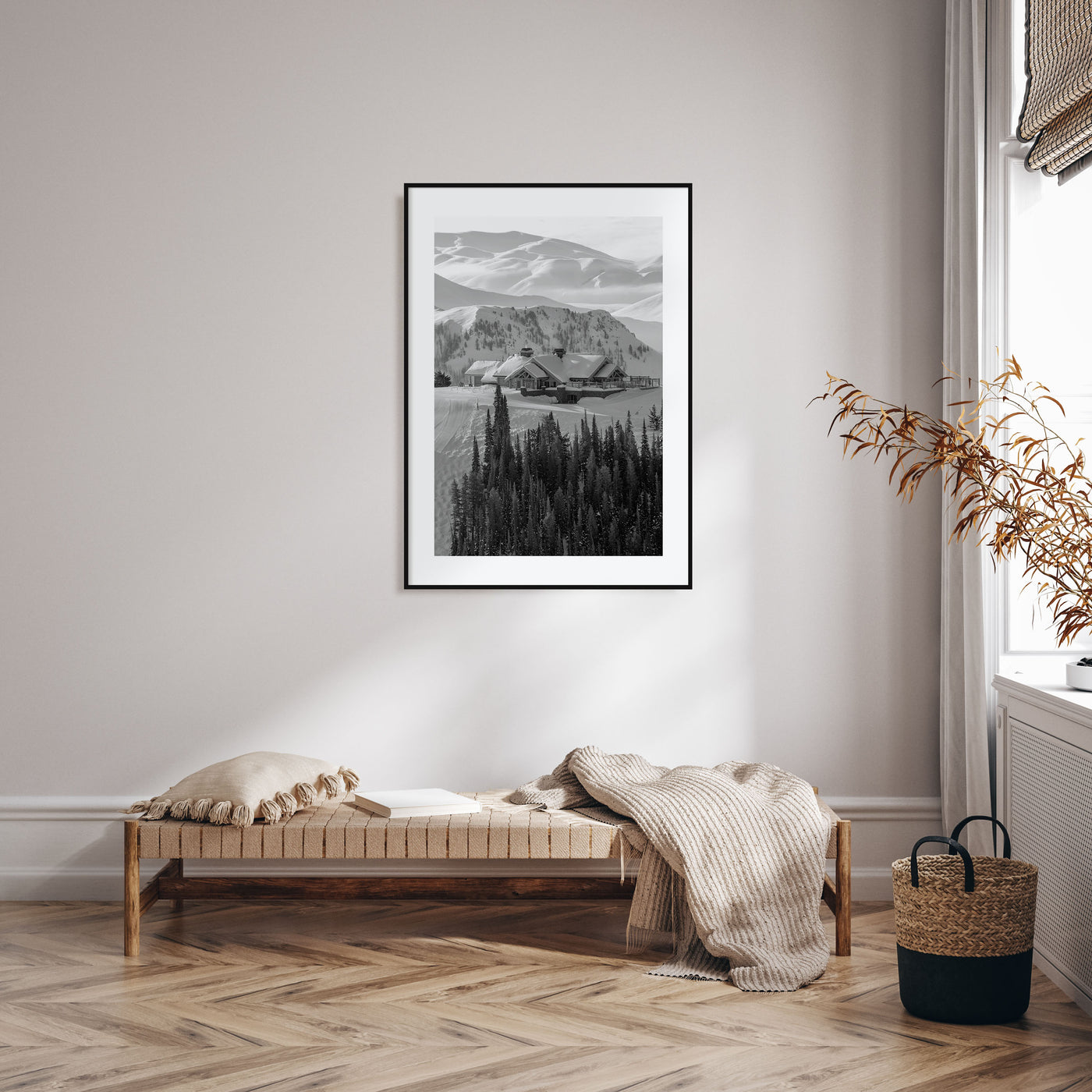 Sun Valley Photo B&W Poster