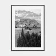 Sun Valley Photo B&W Poster