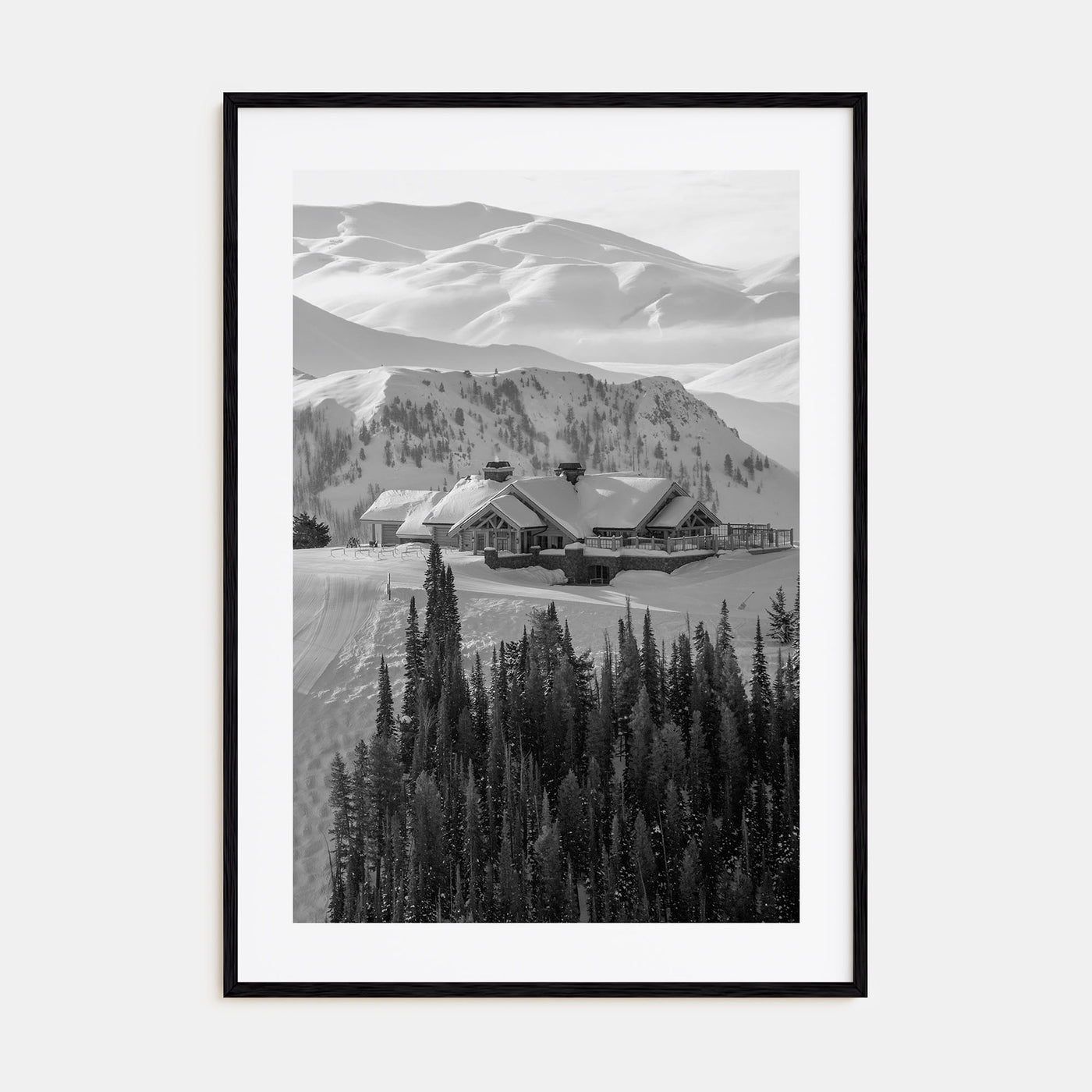 Sun Valley Photo B&W Poster