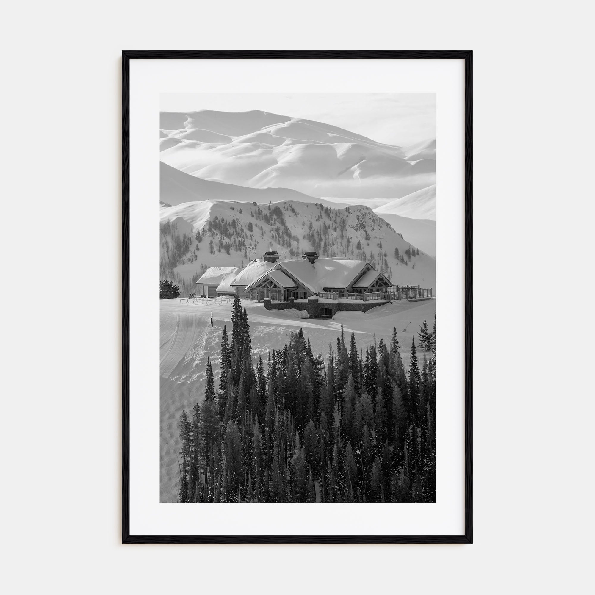 Sun Valley Photo B&W Poster