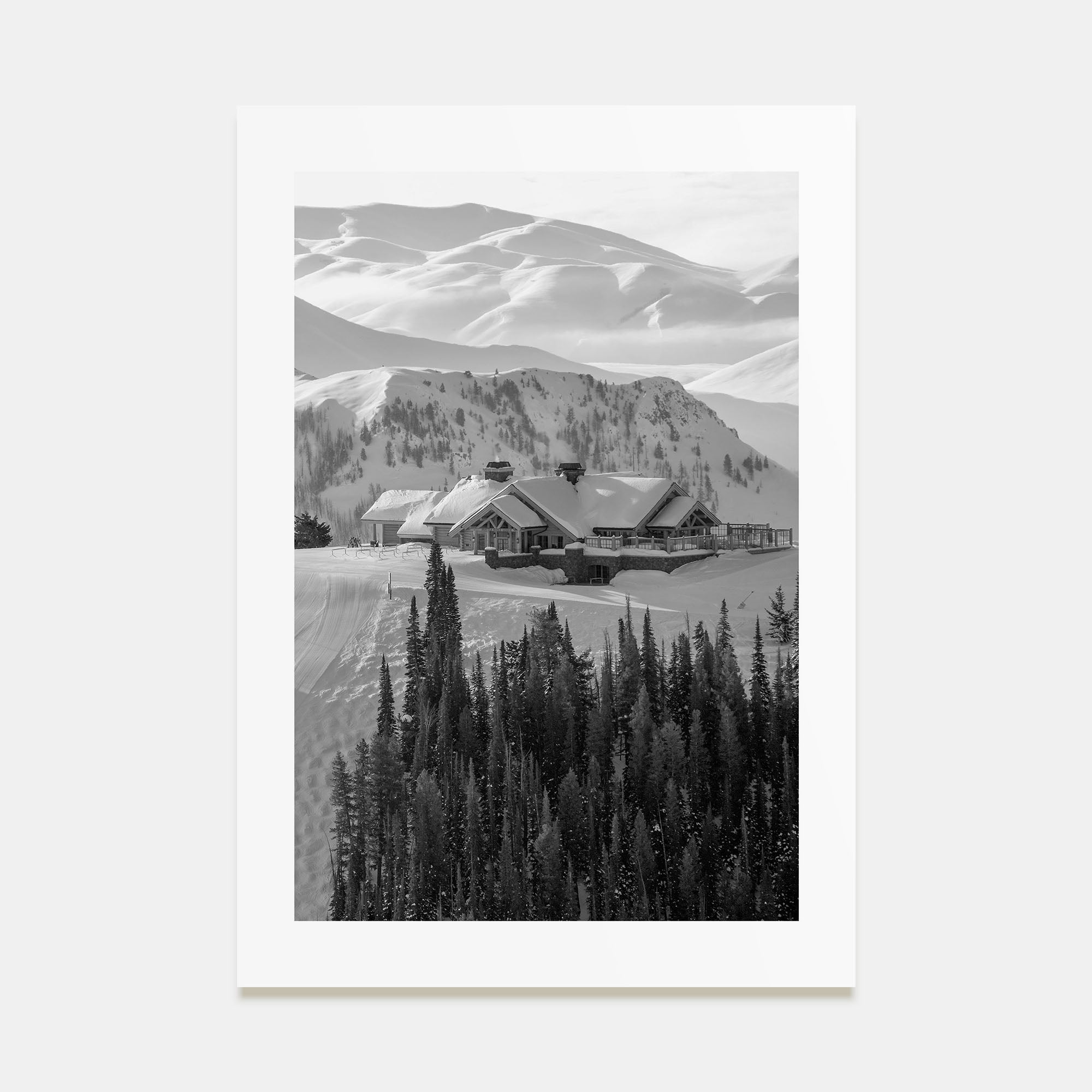 Sun Valley Photo B&W Poster