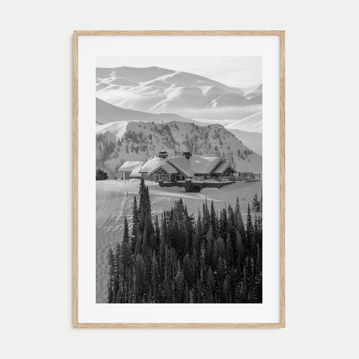 Sun Valley Photo B&W Poster