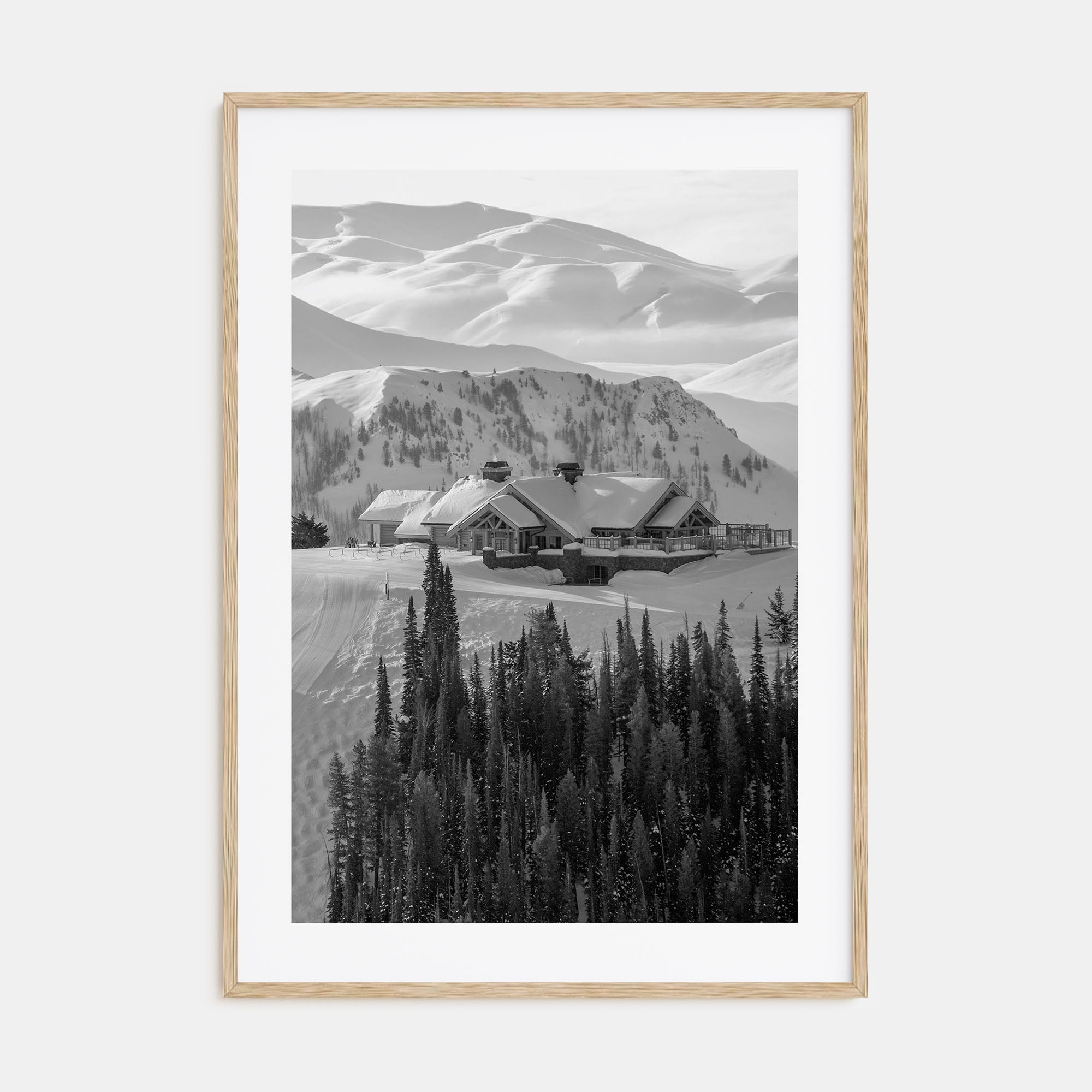 Sun Valley Photo B&W Poster