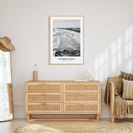 Sunshine Coast Portrait B&W Poster