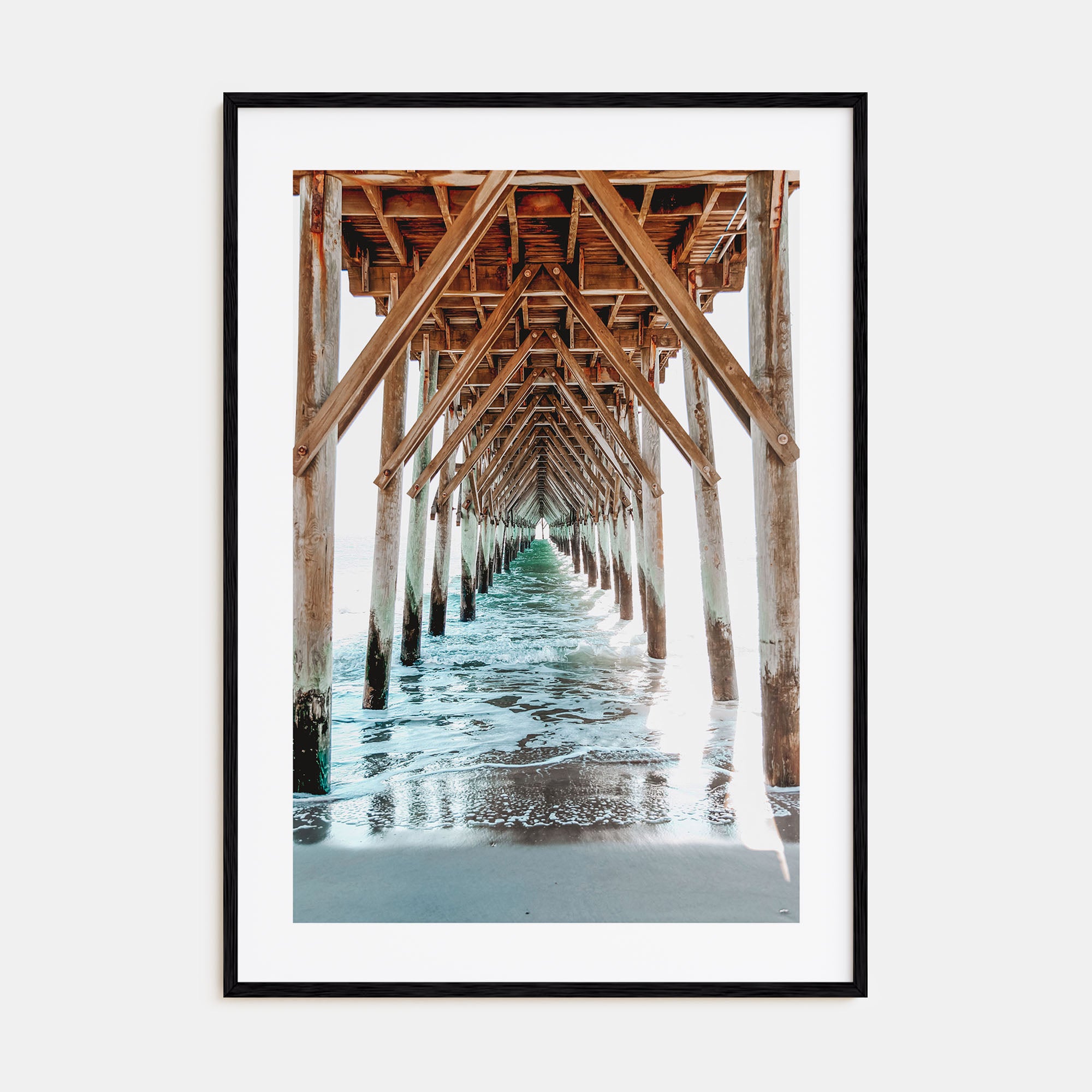 Surf City Photo Color Poster