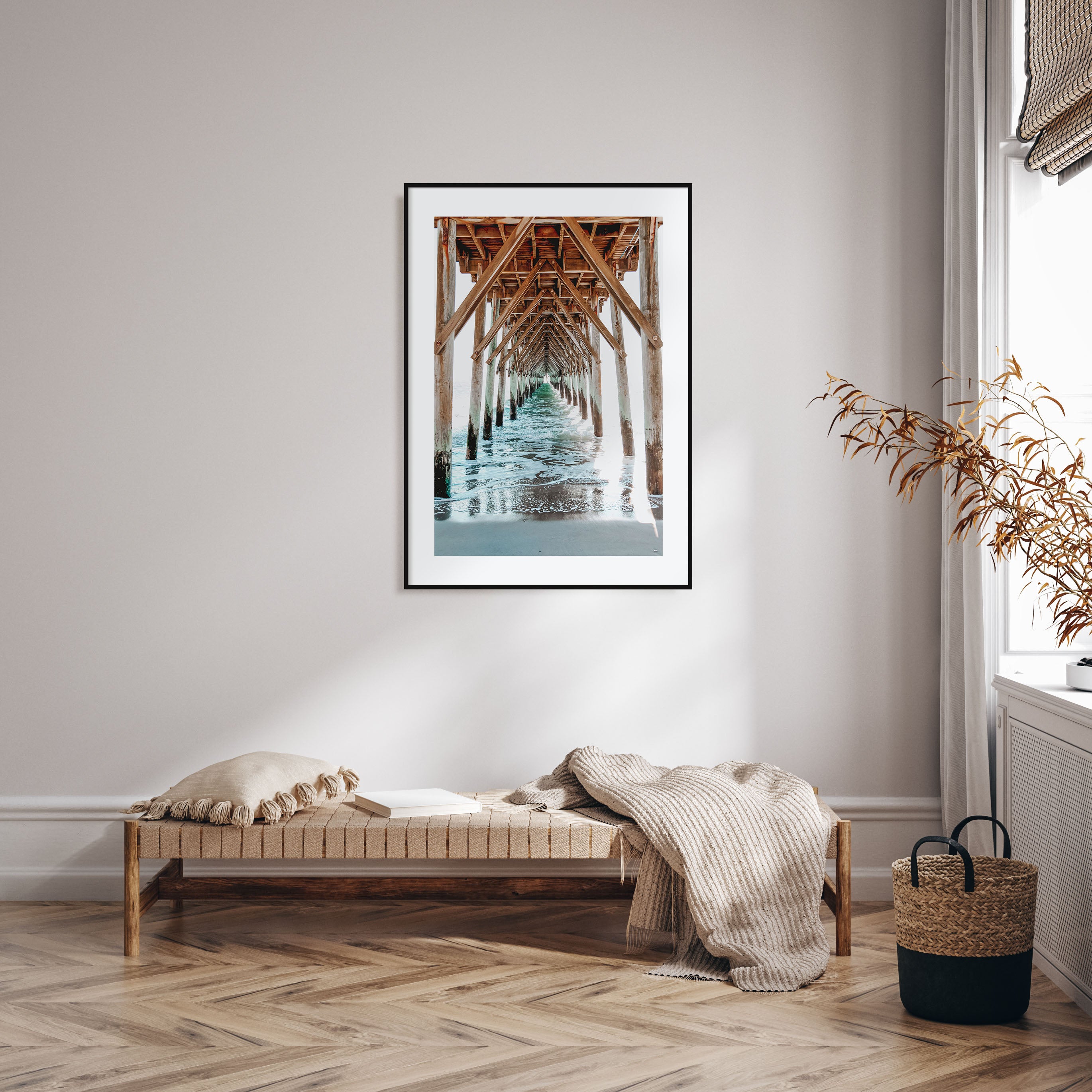 Surf City Photo Color Poster