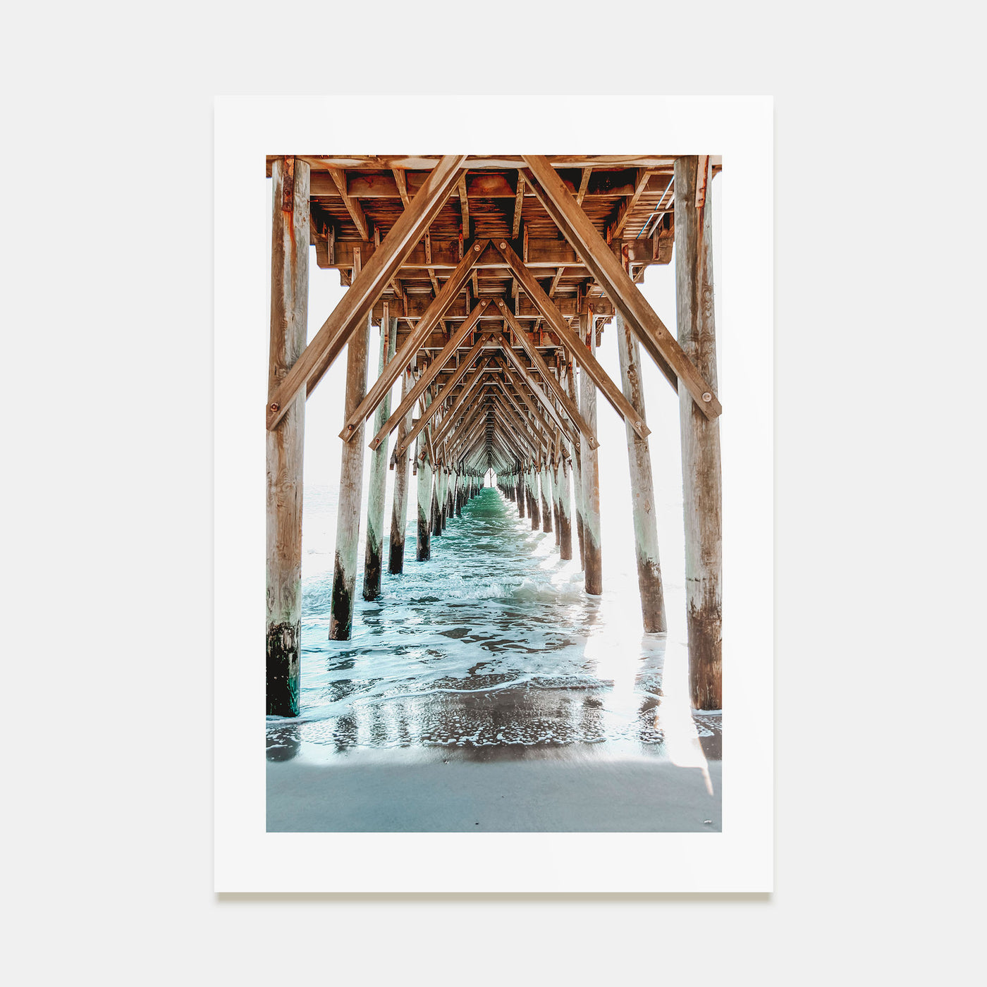 Surf City Photo Color Poster