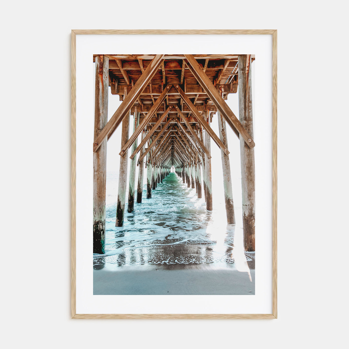 Surf City Photo Color Poster