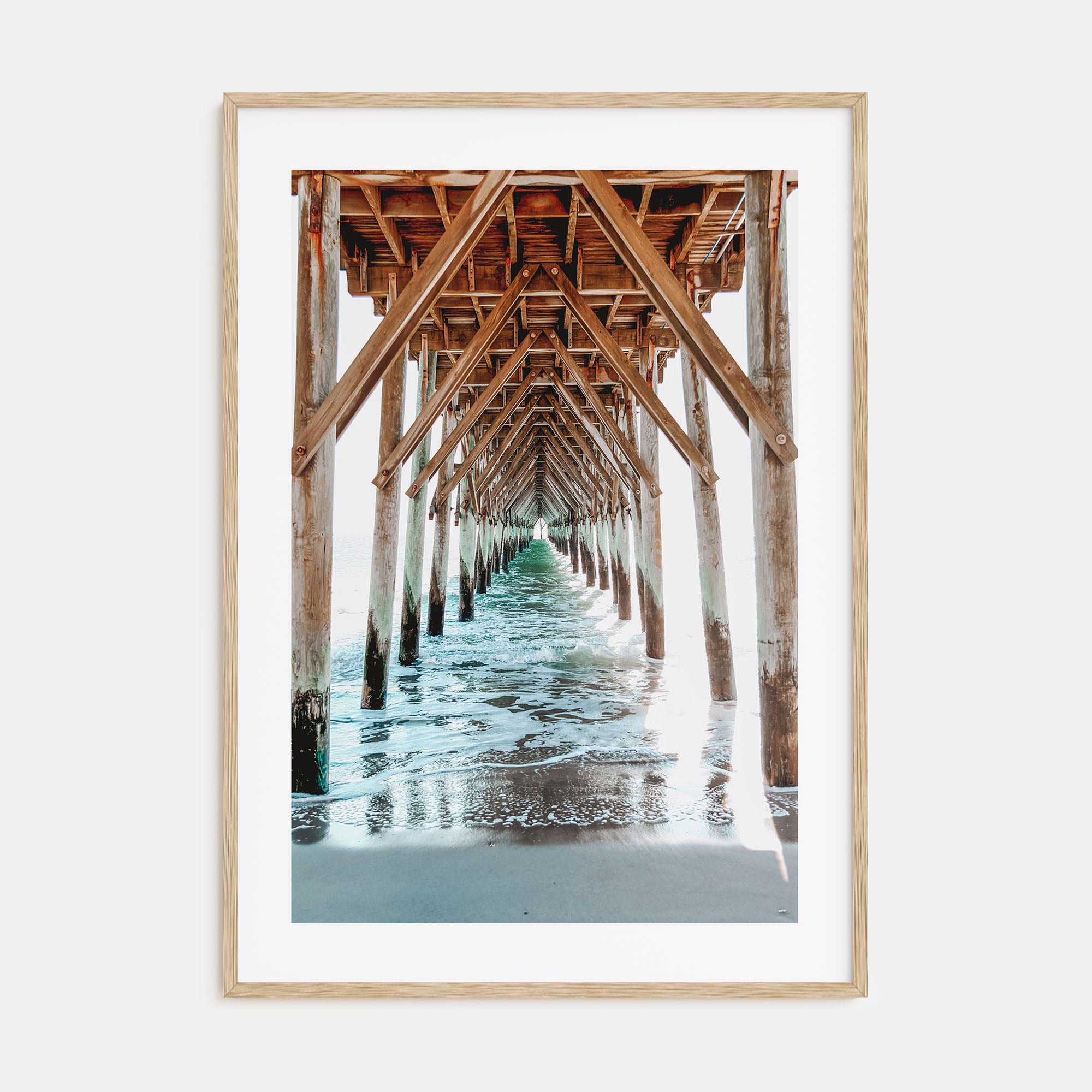 Surf City Photo Color Poster