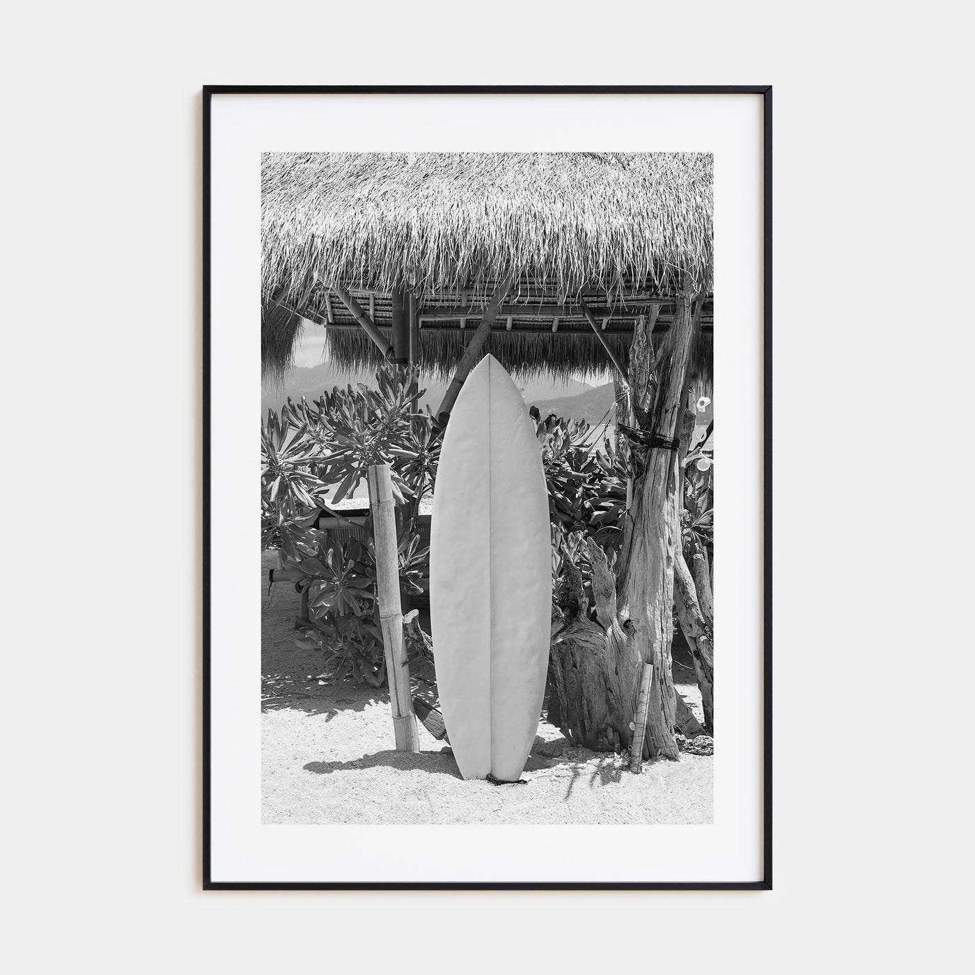 Surfboard Photo B&W No 1 Poster