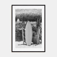Surfboard Photo B&W No 1 Poster