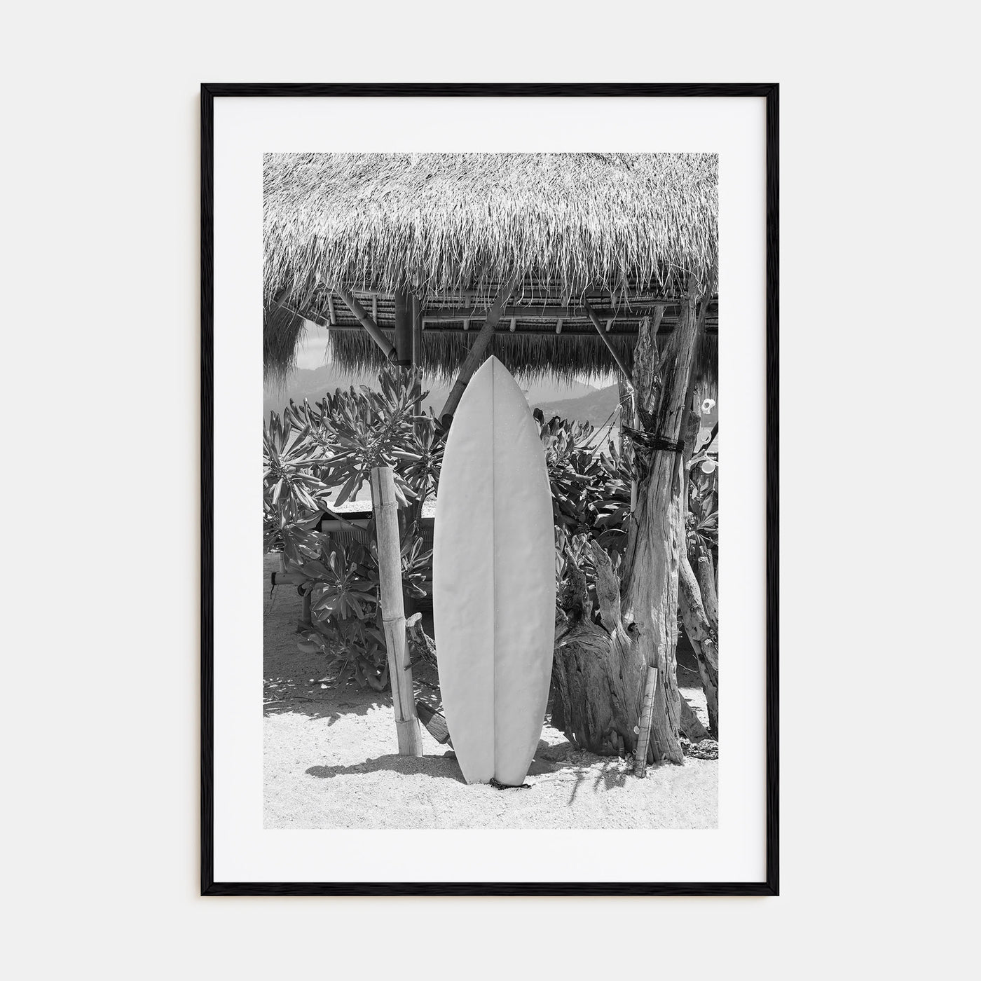 Surfboard Photo B&W No 1 Poster