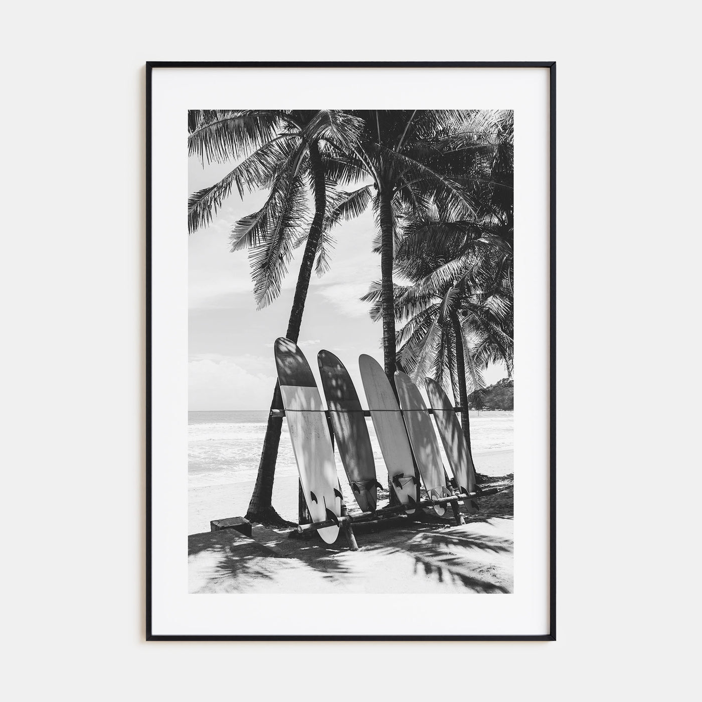 Surfboard Photo B&W No 2 Poster