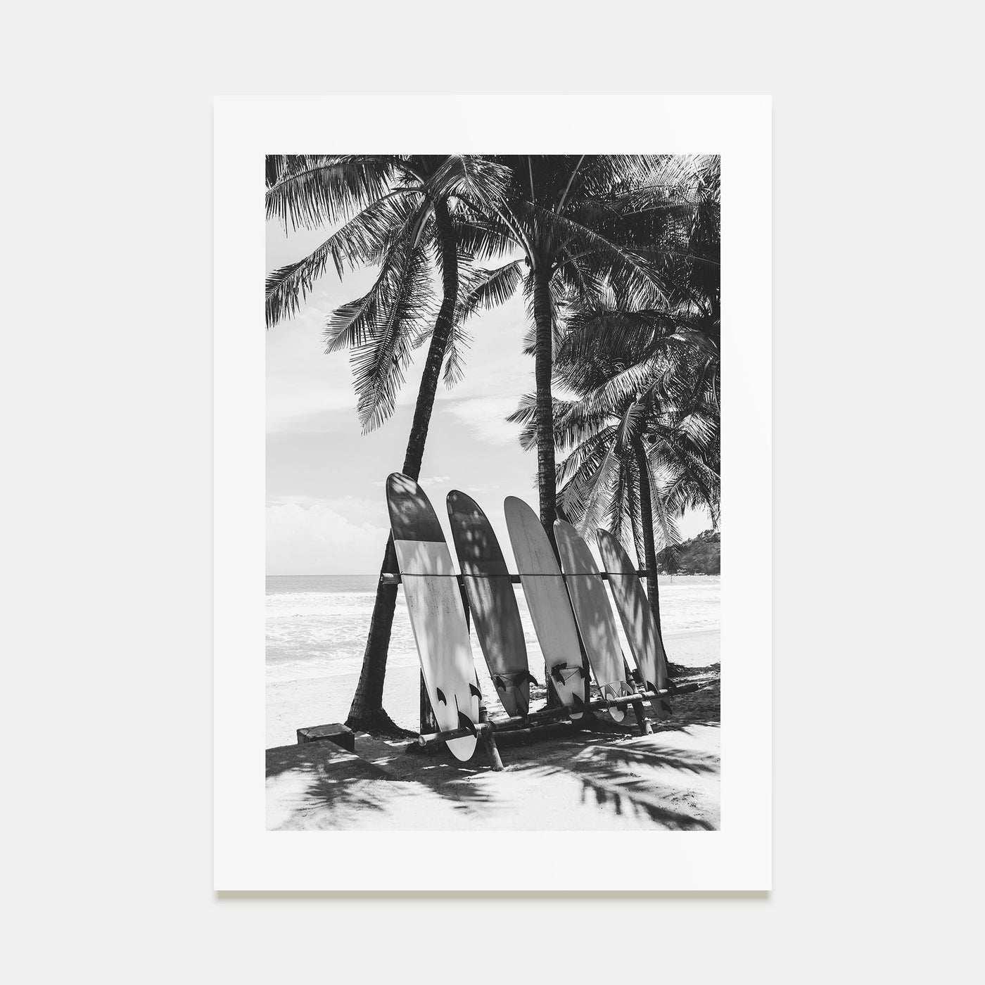 Surfboard Photo B&W No 2 Poster