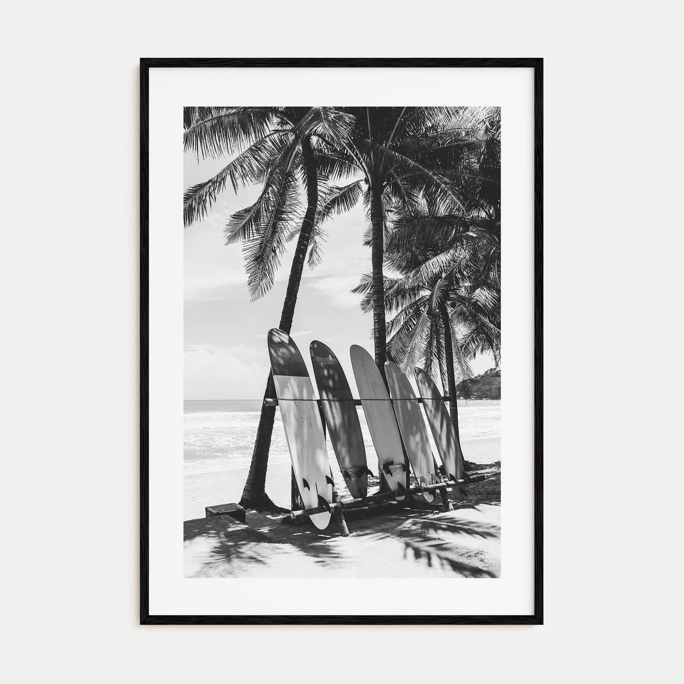 Surfboard Photo B&W No 2 Poster