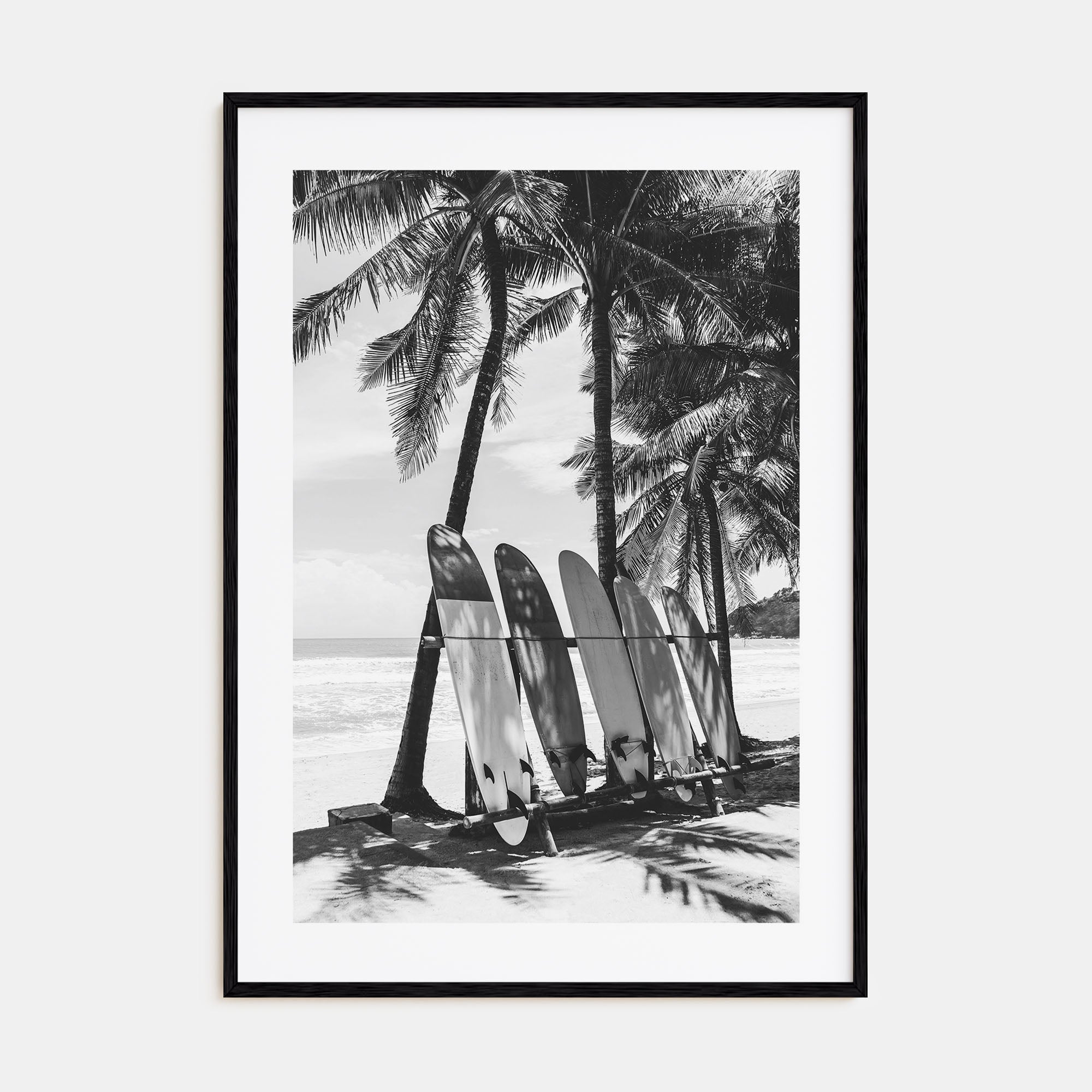 Surfboard Photo B&W No 2 Poster