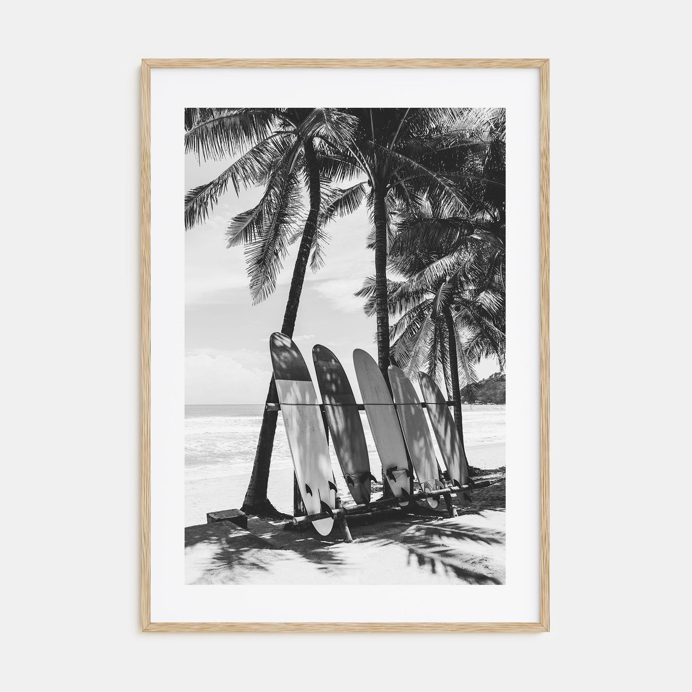 Surfboard Photo B&W No 2 Poster