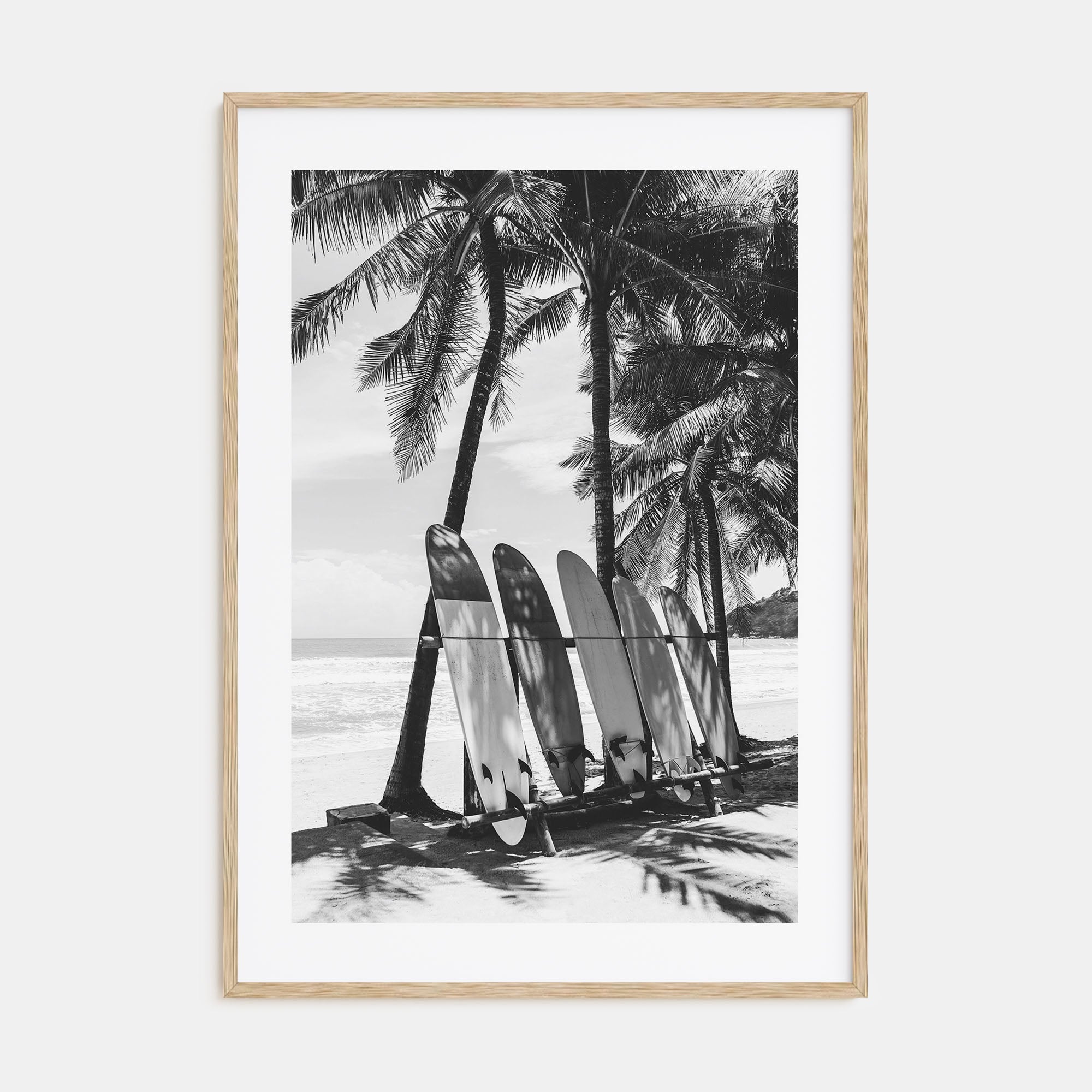 Surfboard Photo B&W No 2 Poster